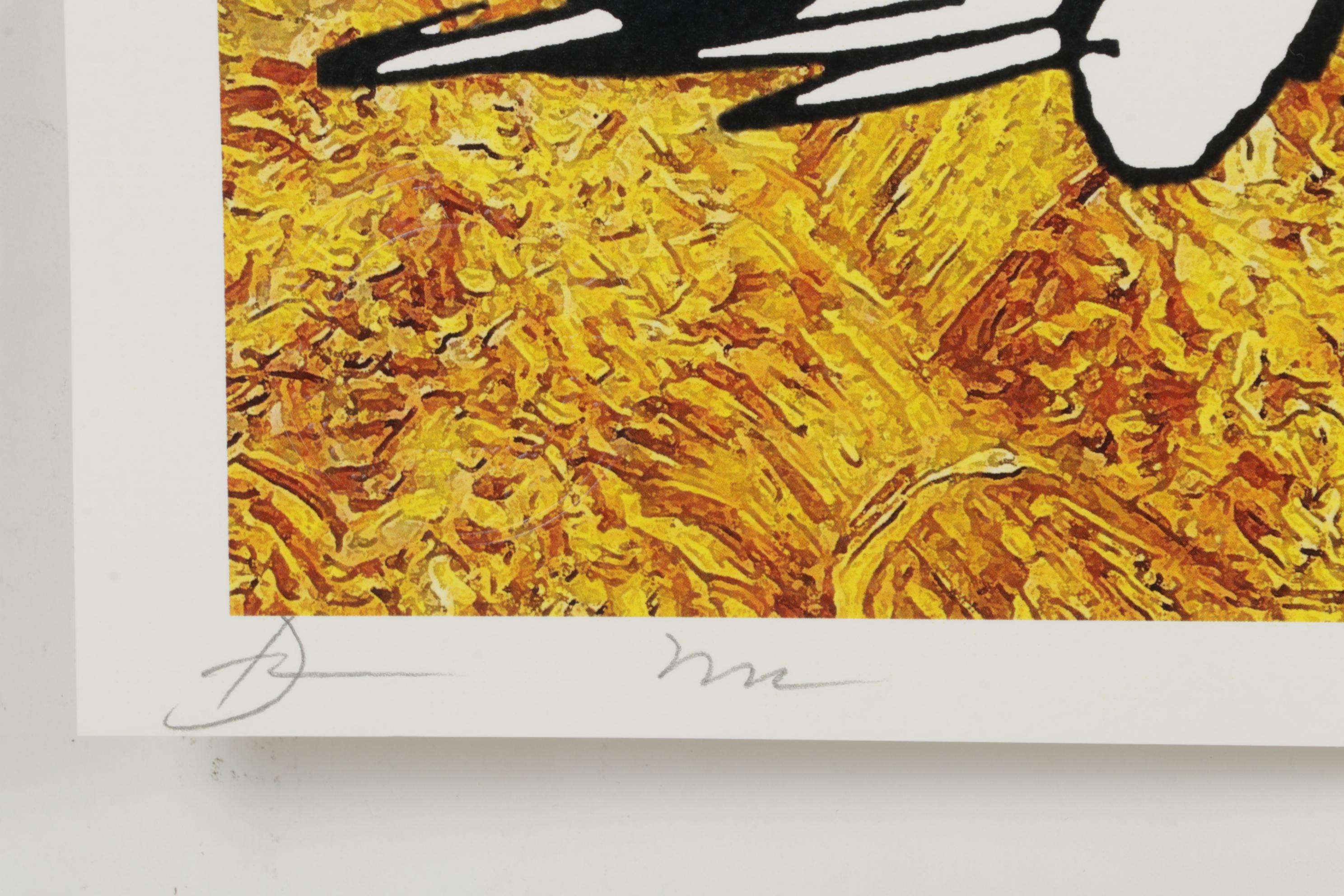 Death NYC Pop Art Graphic Print of Lucy and Schroeder