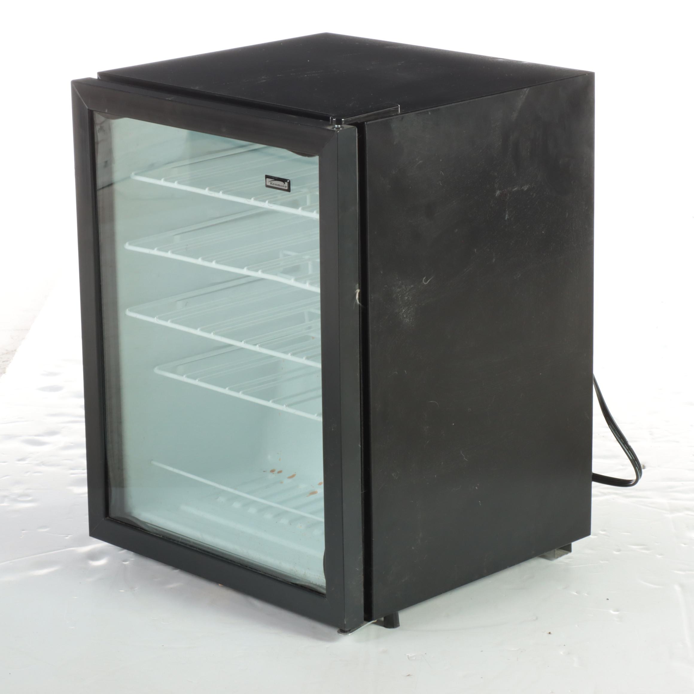 Kenmore Compact Refrigerator with Tempered Glass Front