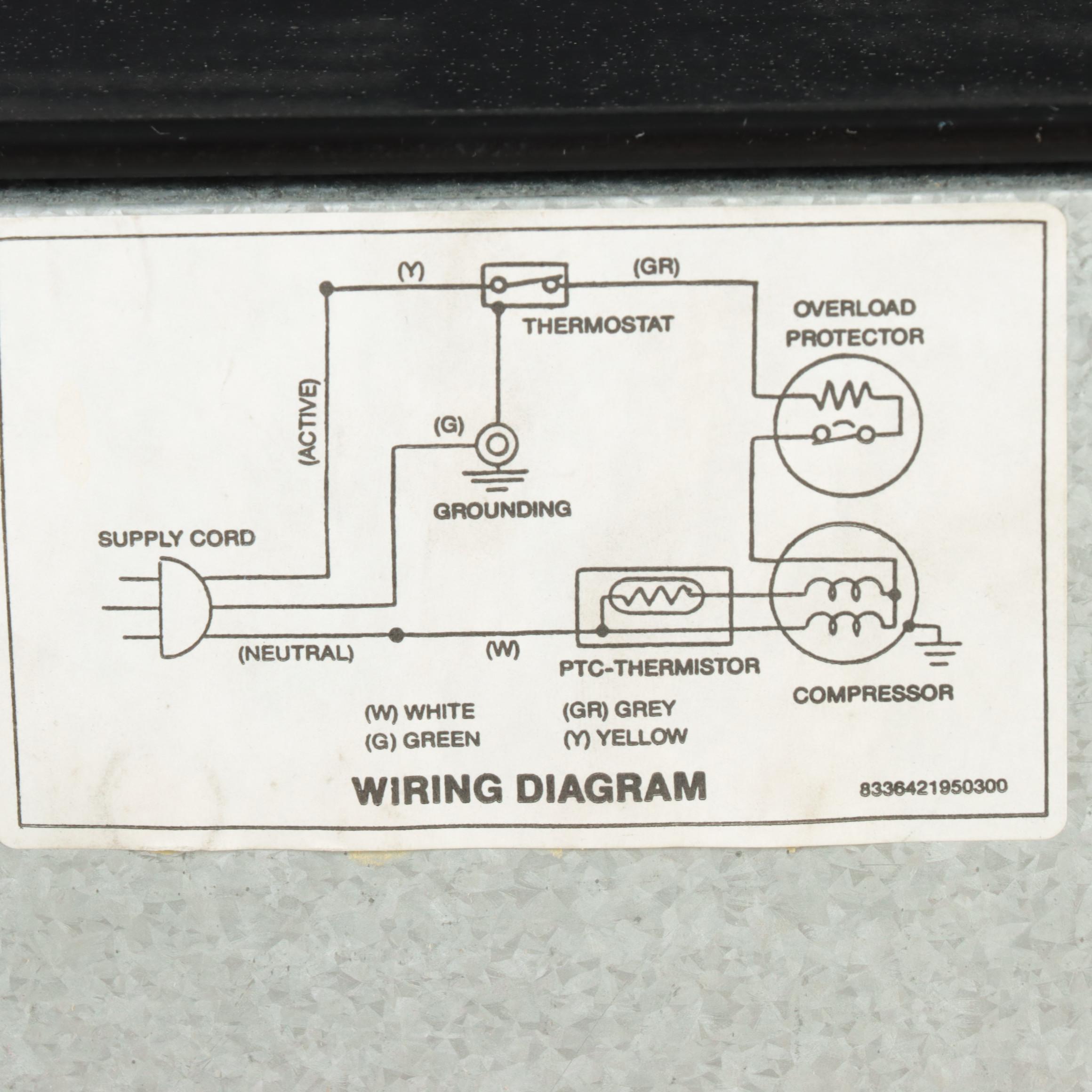 Kenmore Compact Refrigerator with Tempered Glass Front