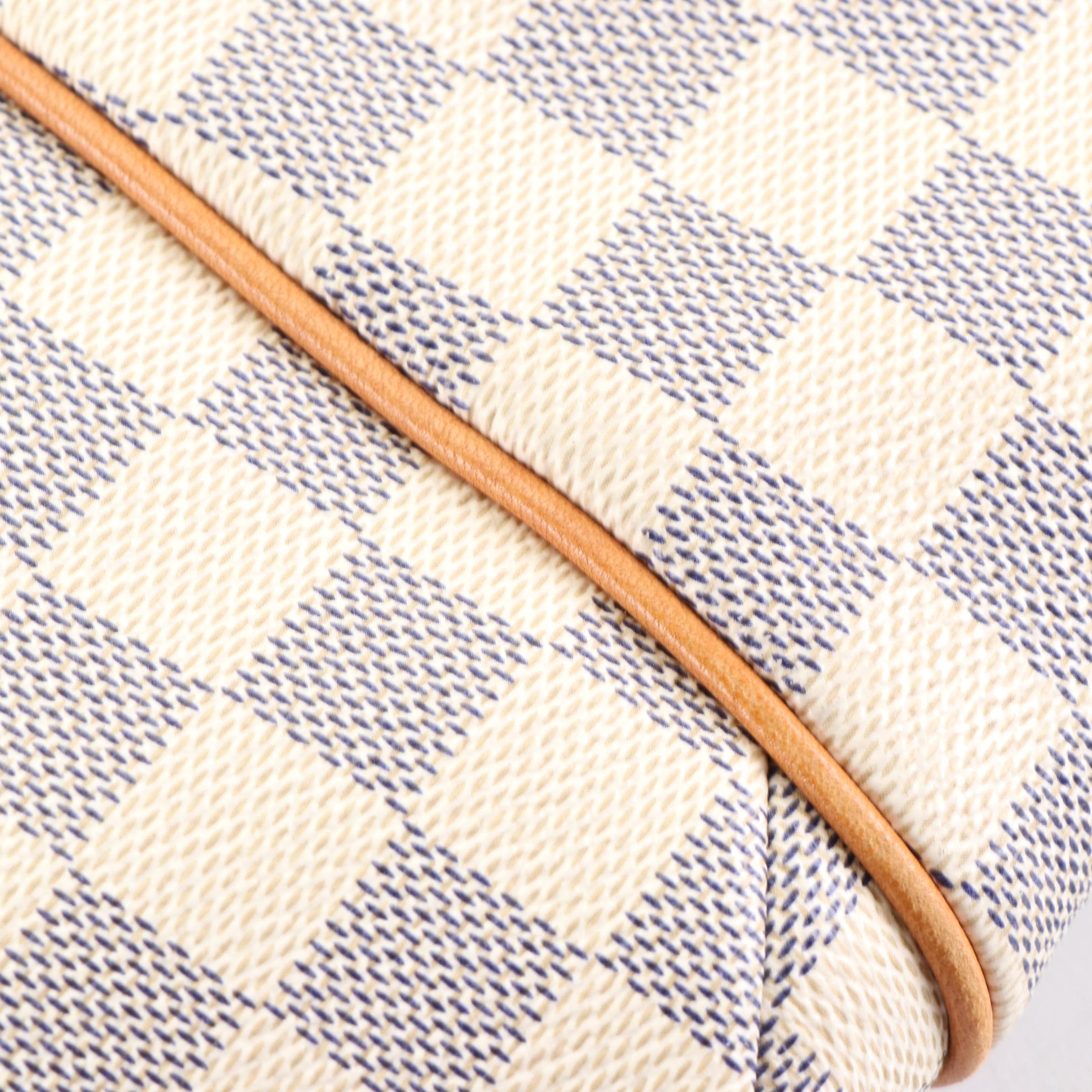 Louis Vuitton Totally MM Tote in Damier Azure Canvas