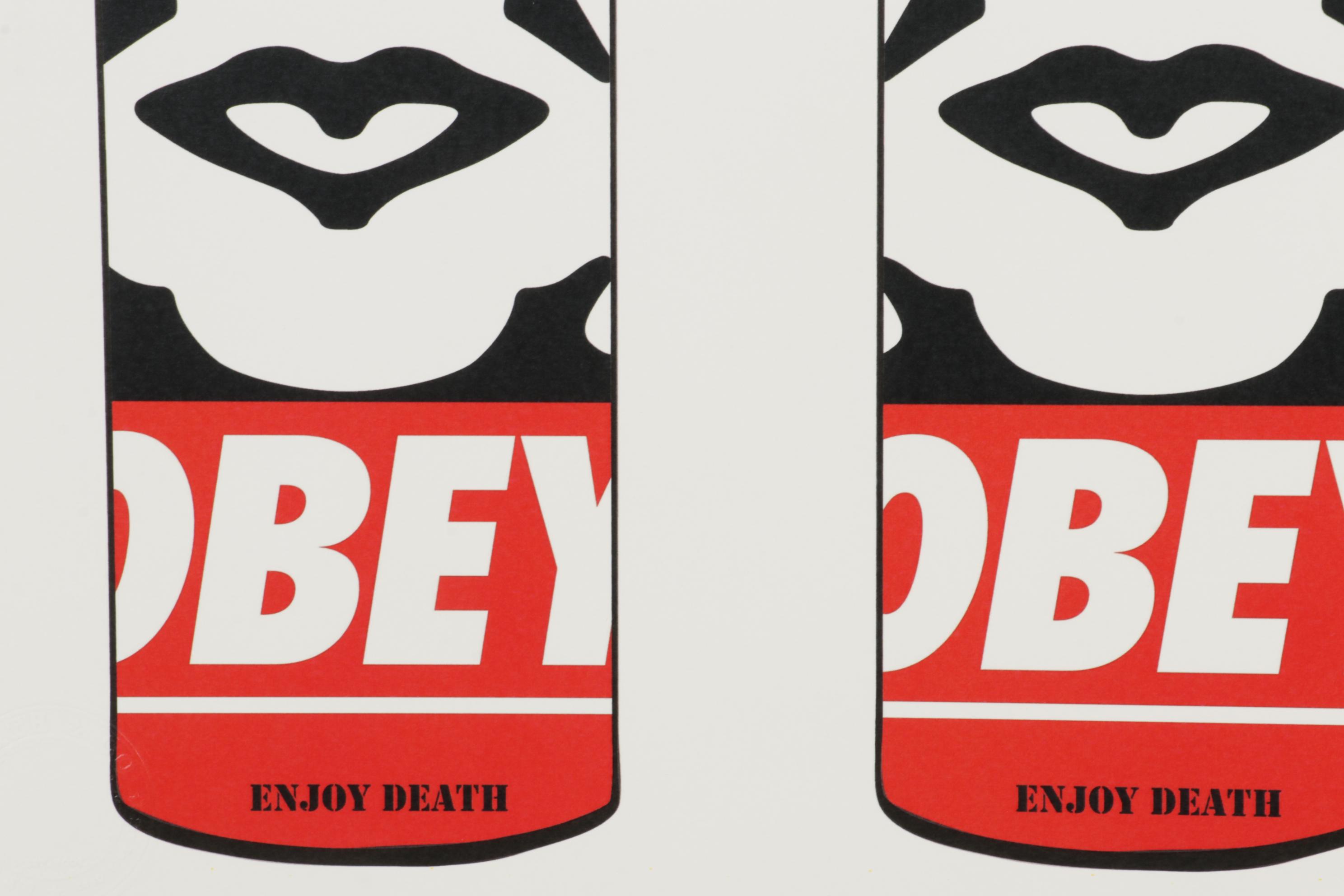 Death NYC Pop Art Graphic Print of "Obey" Spray Bottles
