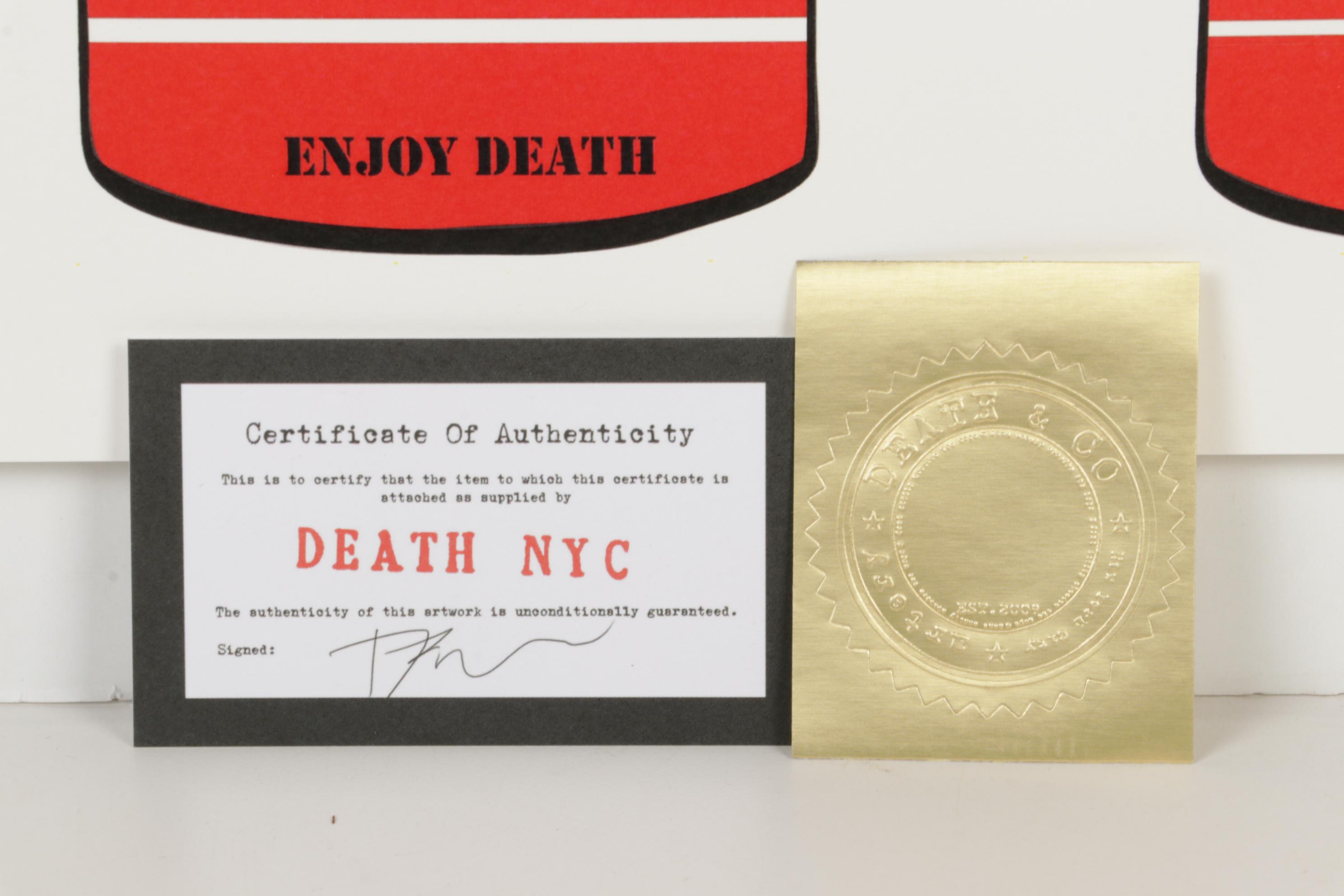 Death NYC Pop Art Graphic Print of "Obey" Spray Bottles