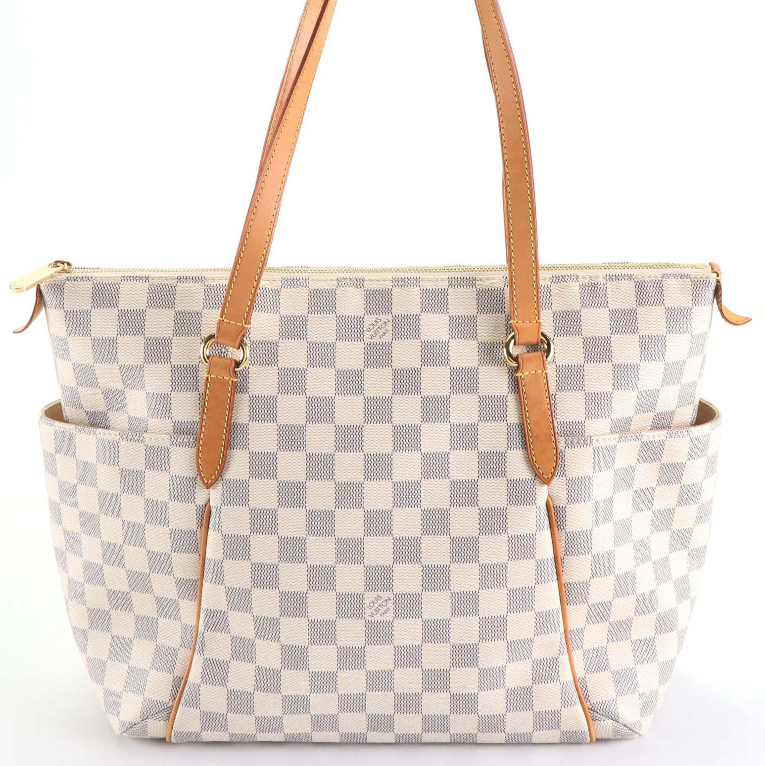 Louis Vuitton Totally MM Tote in Damier Azure Canvas