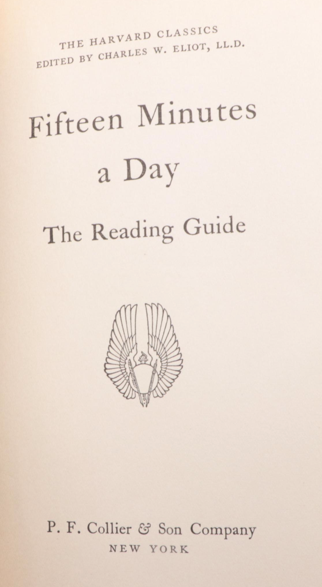 "The Harvard Classics" Complete Set Edited by Charles W. Eliot, Early 20th C.