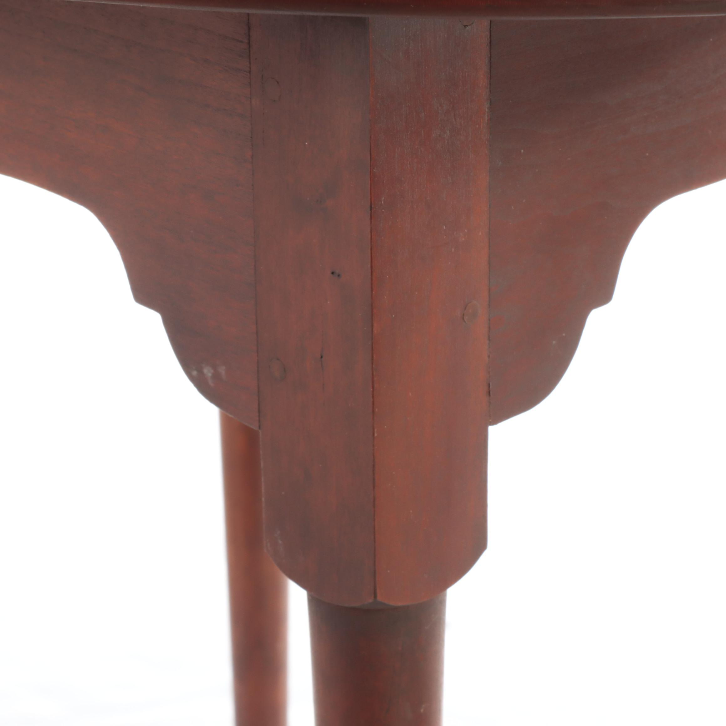 Eldred Wheeler Queen Anne Style Cherrywood Tea Table