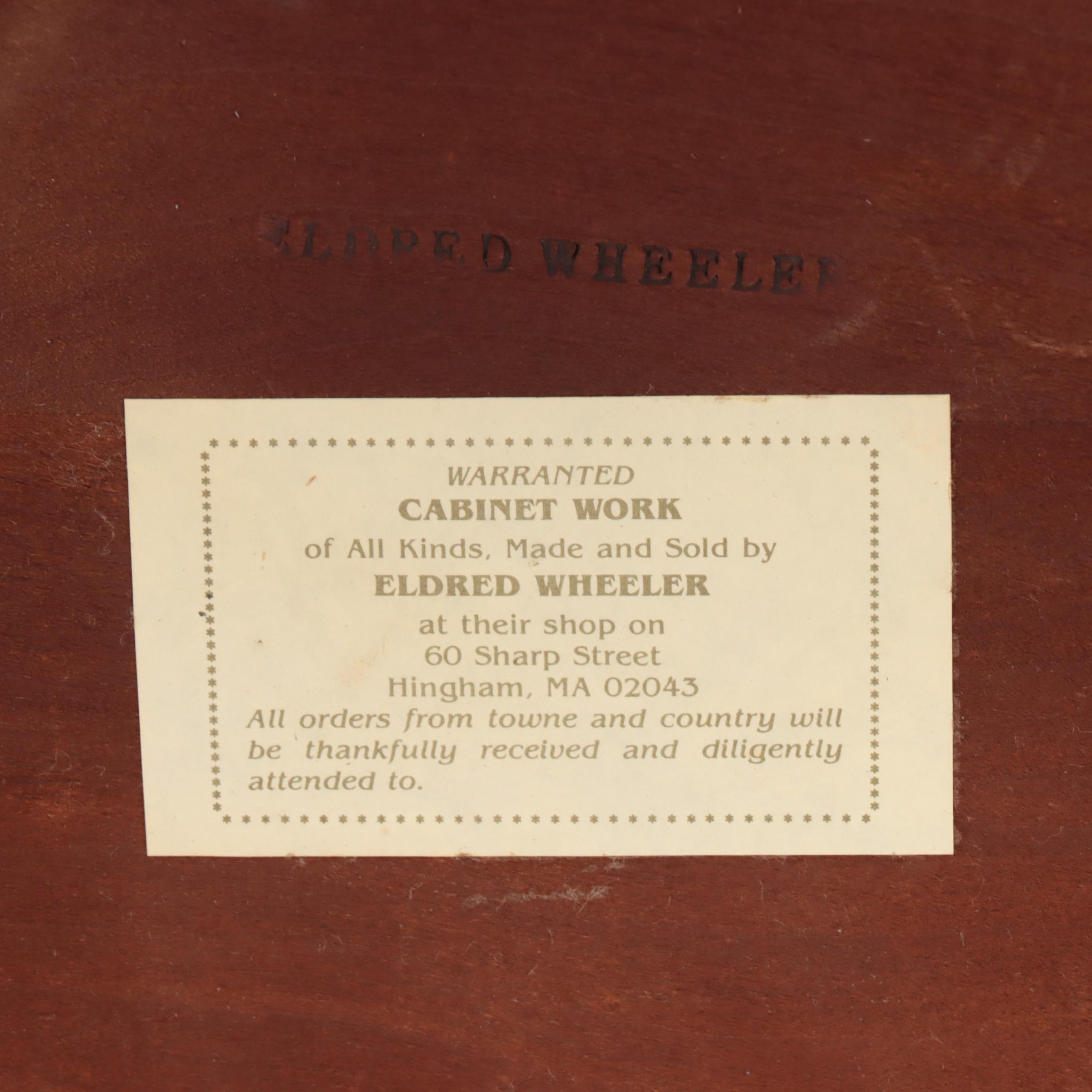 Eldred Wheeler Queen Anne Style Cherrywood Tea Table