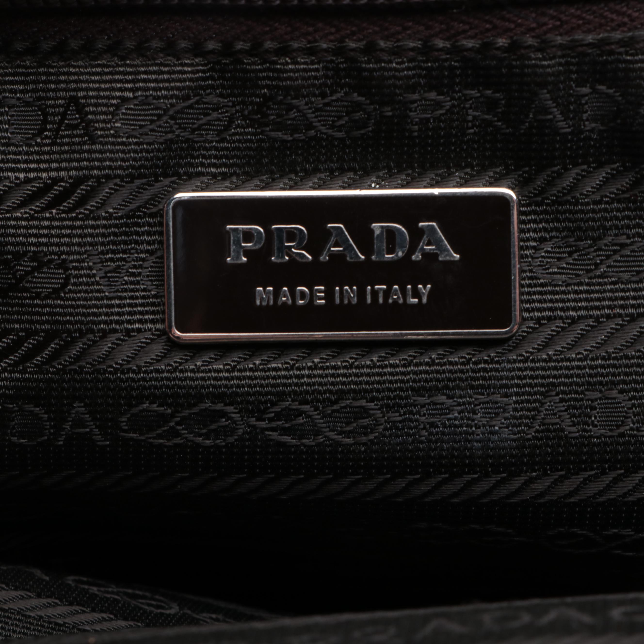Prada Canapa Cerniera Frame Doctor Bag