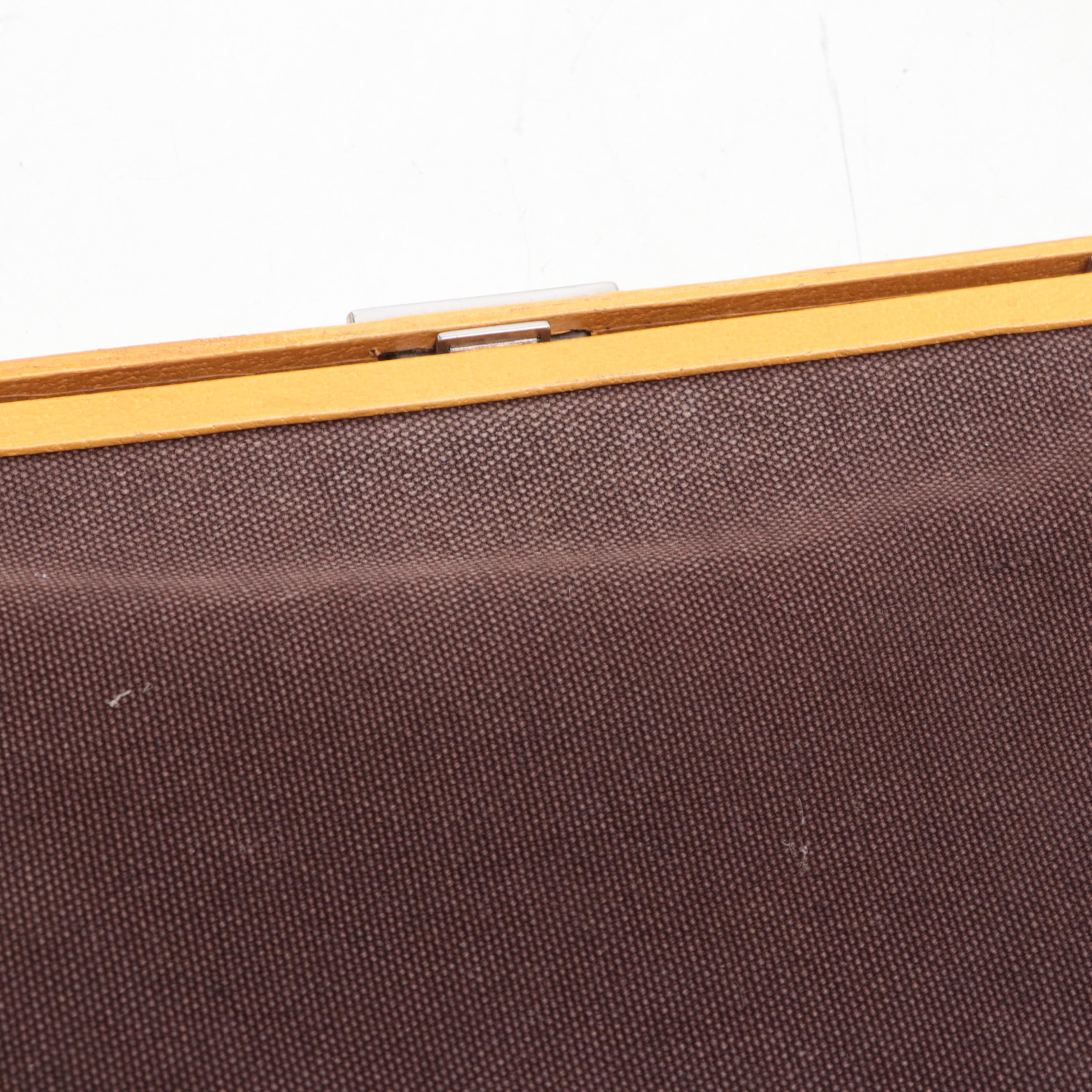 Prada Canapa Cerniera Frame Doctor Bag