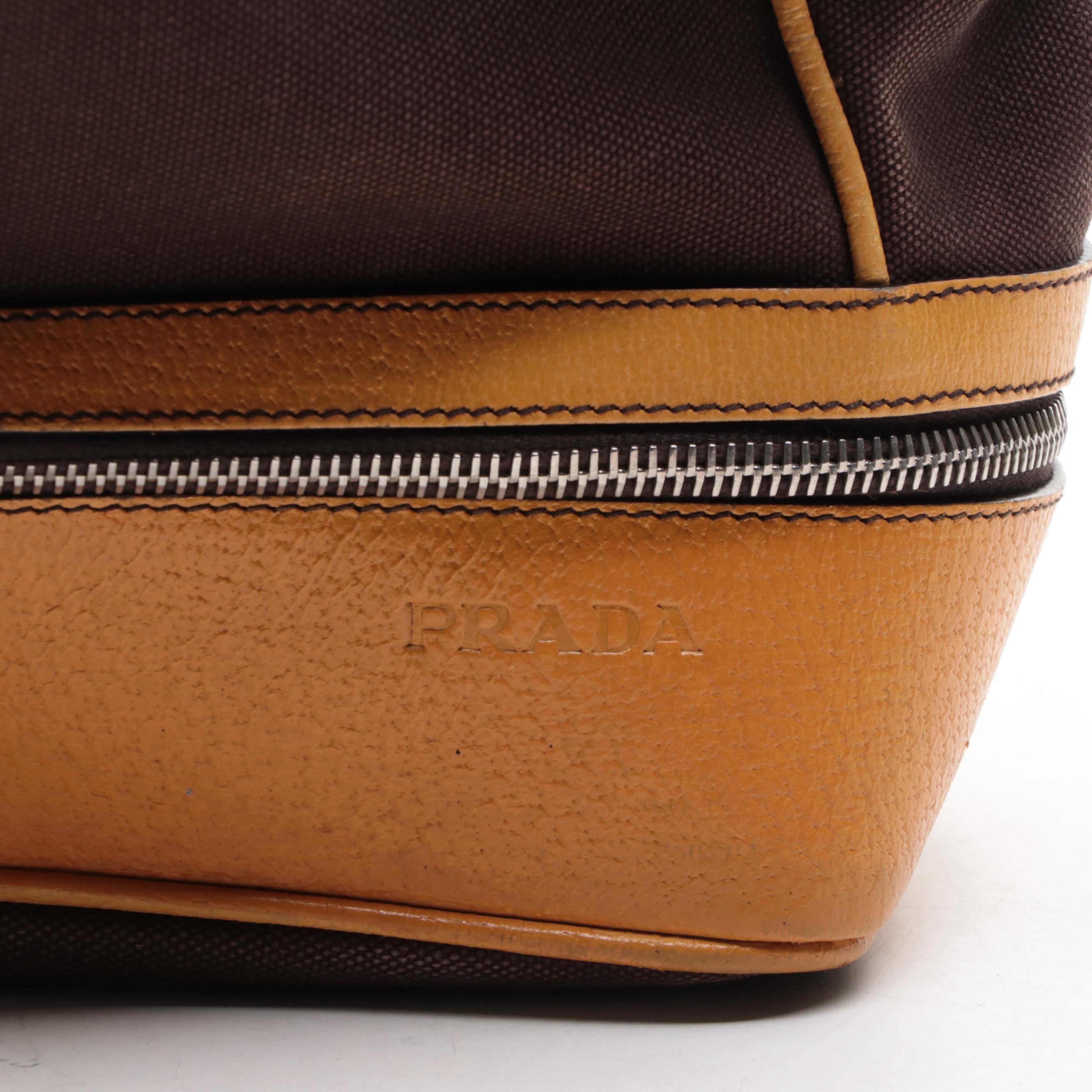 Prada Canapa Cerniera Frame Doctor Bag