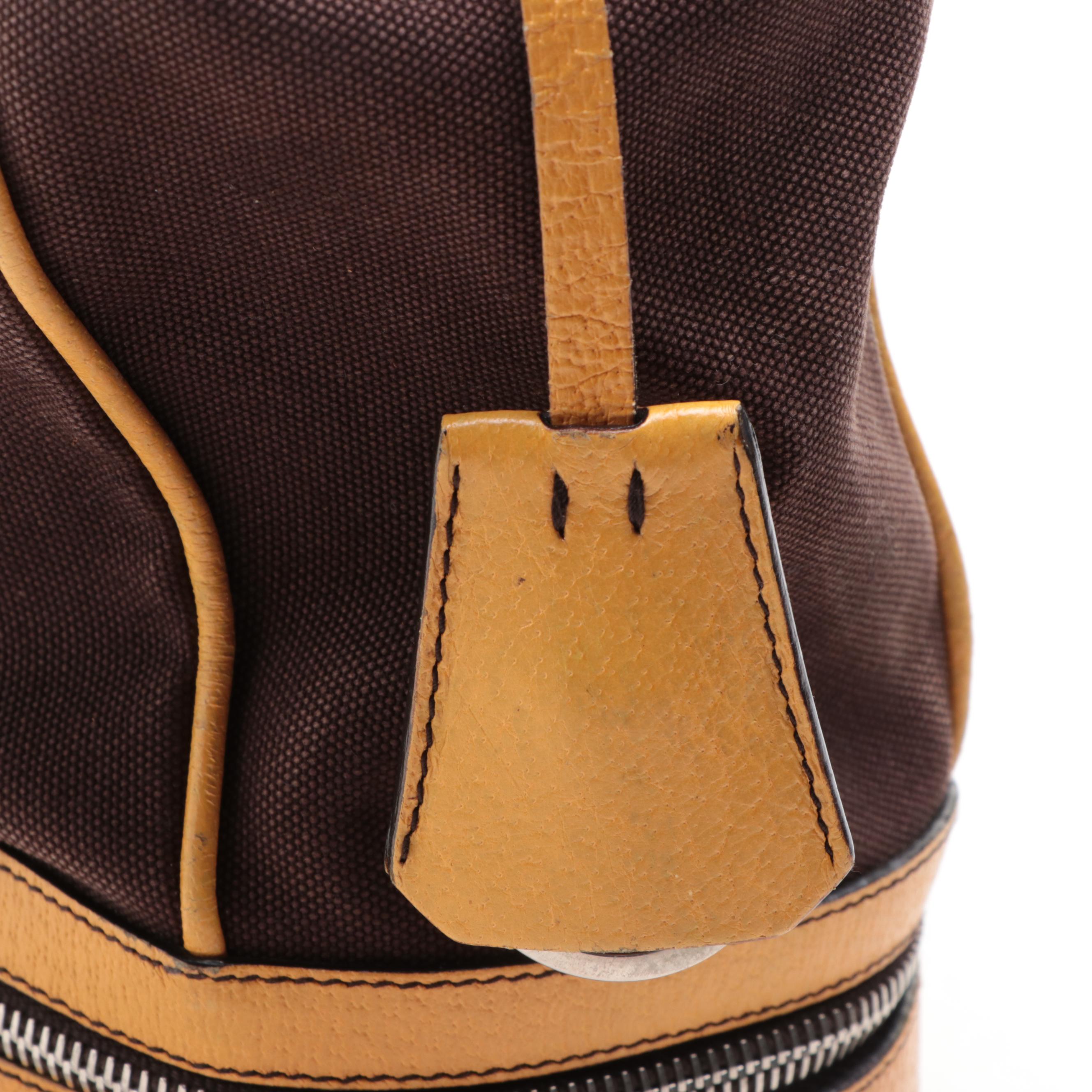 Prada Canapa Cerniera Frame Doctor Bag