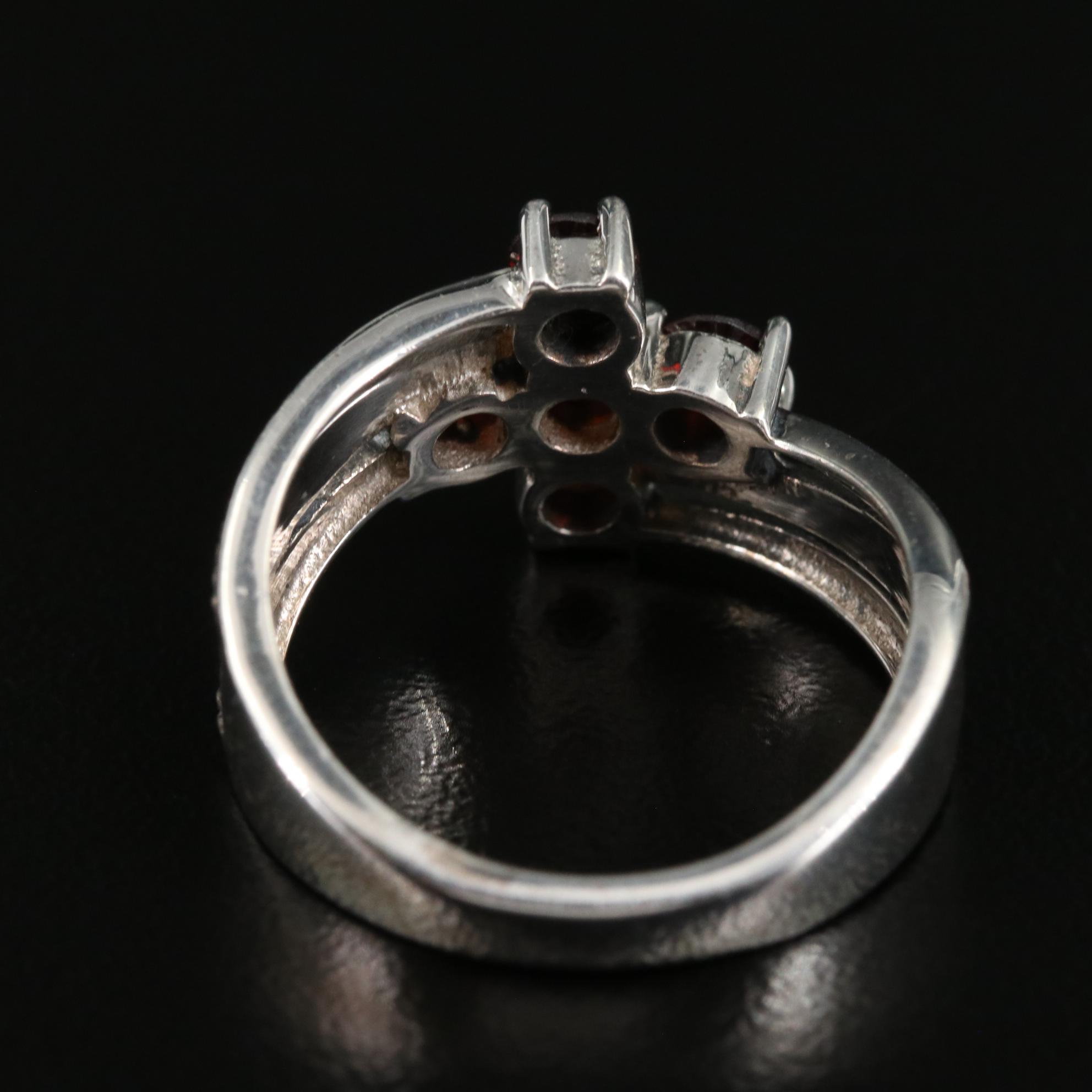 Sterling Garnet Ring