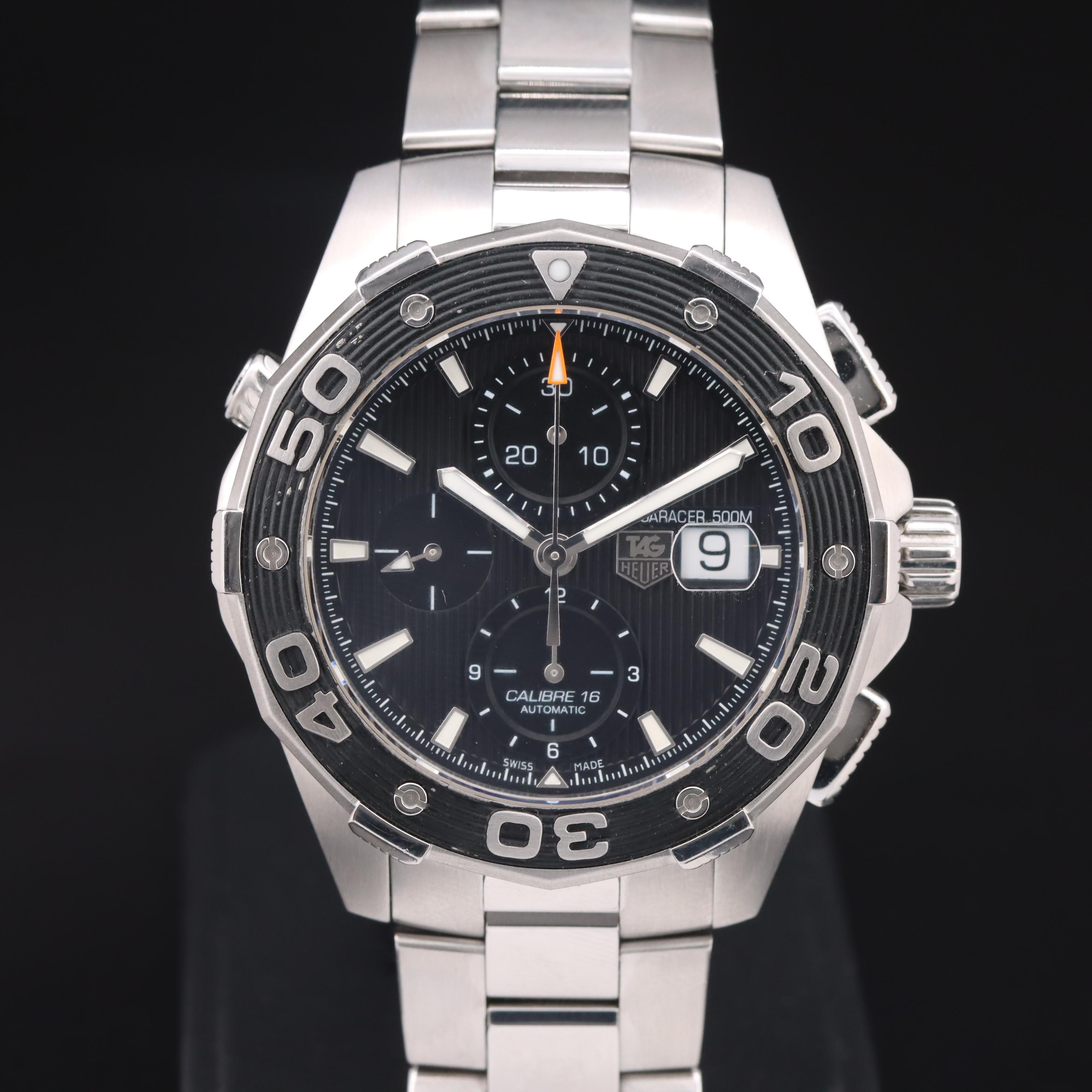 TAG Heuer Aquaracer Chronograph 500m Calibre 16 Steel Automatic Watch