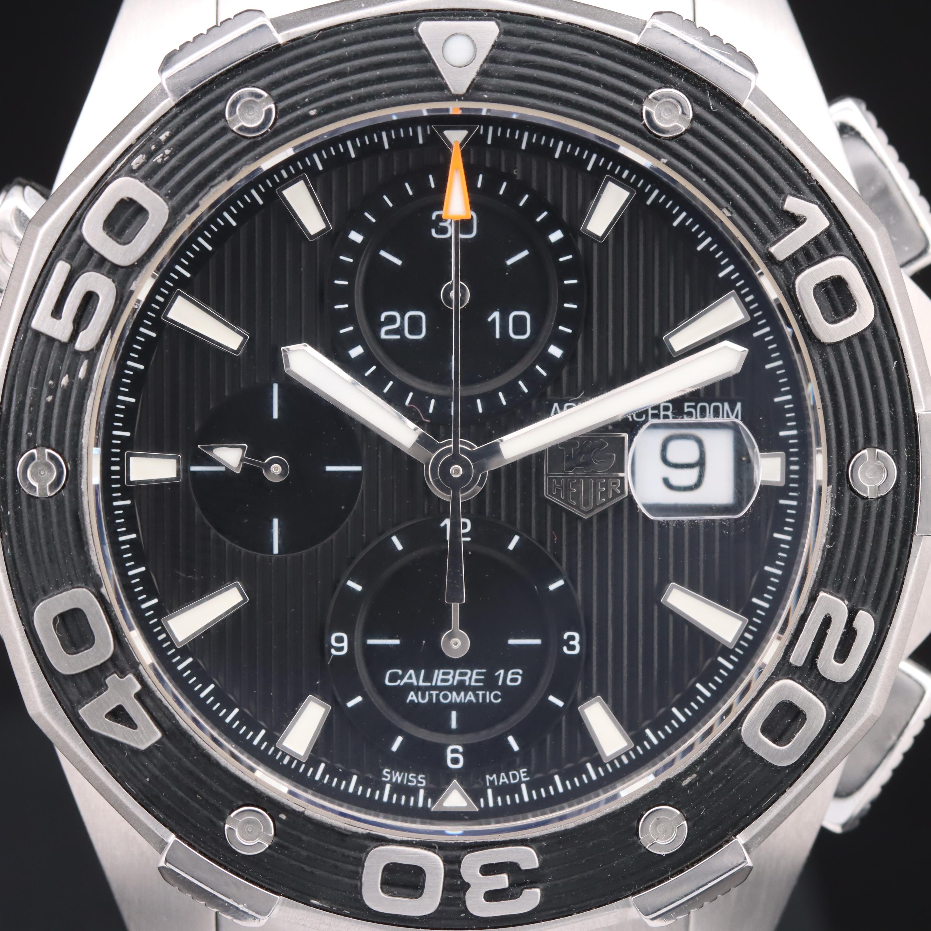 TAG Heuer Aquaracer Chronograph 500m Calibre 16 Steel Automatic Watch