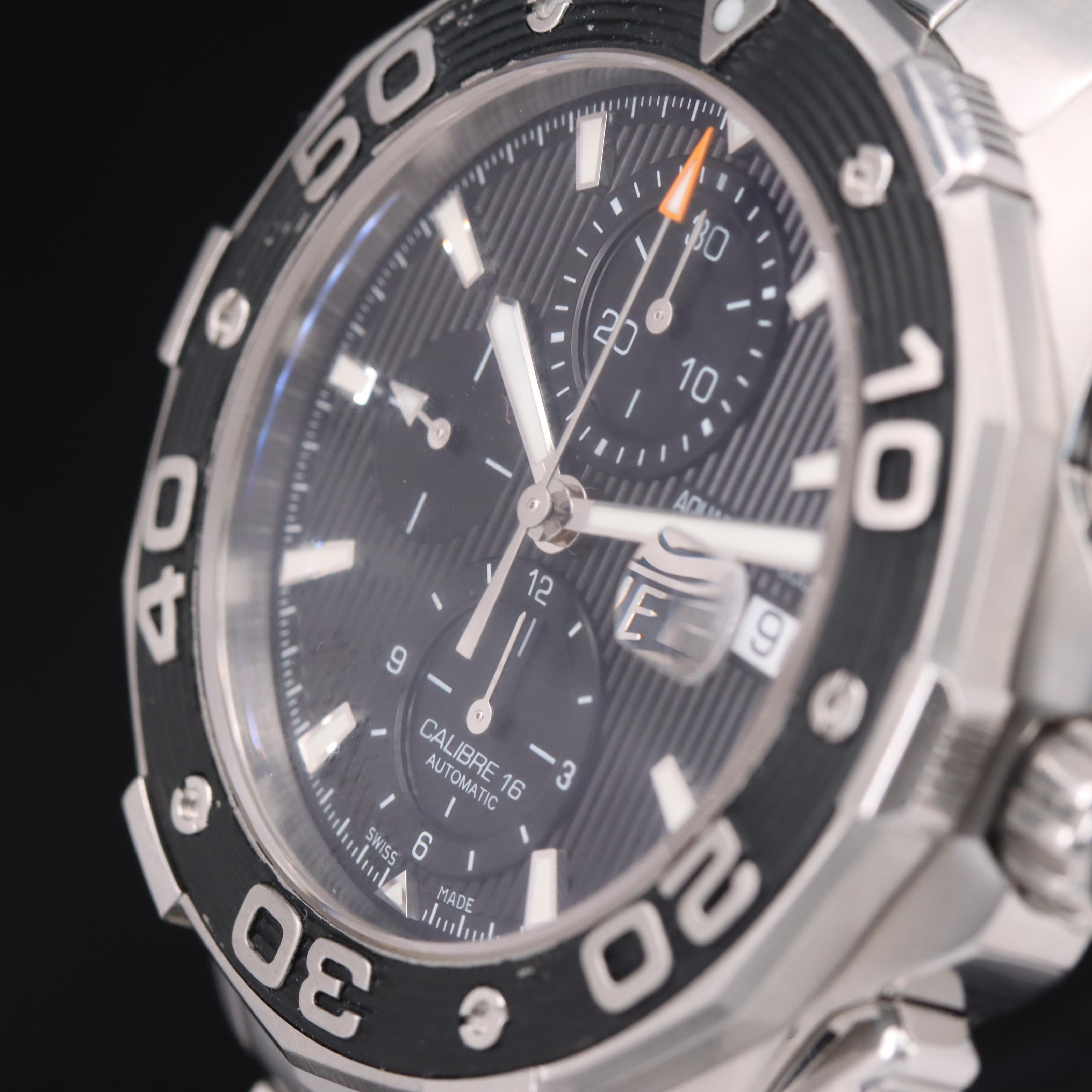 TAG Heuer Aquaracer Chronograph 500m Calibre 16 Steel Automatic Watch