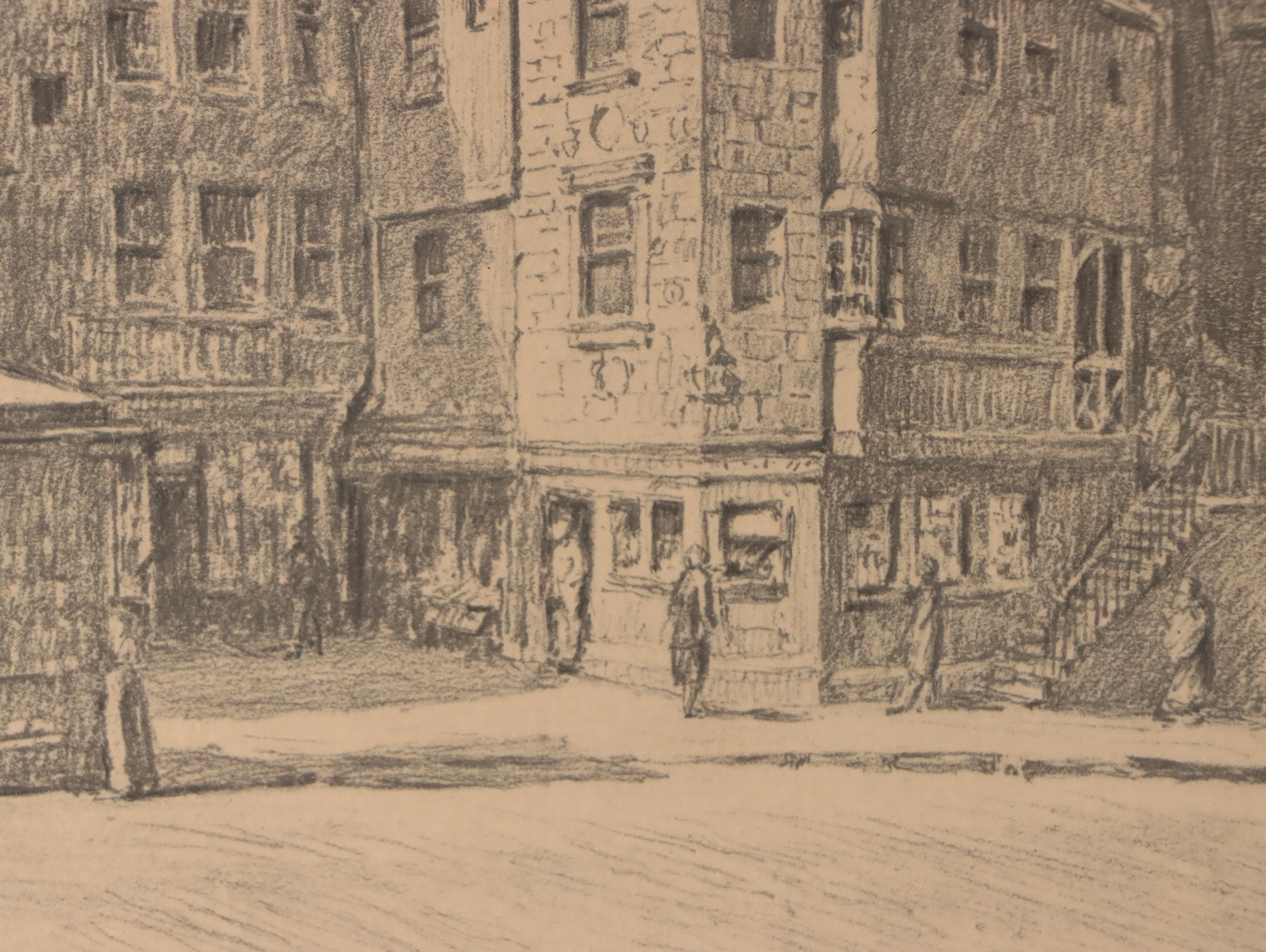 Architectural Prints Including Hand-Colored Engraving "Pantheon, Oxford St."