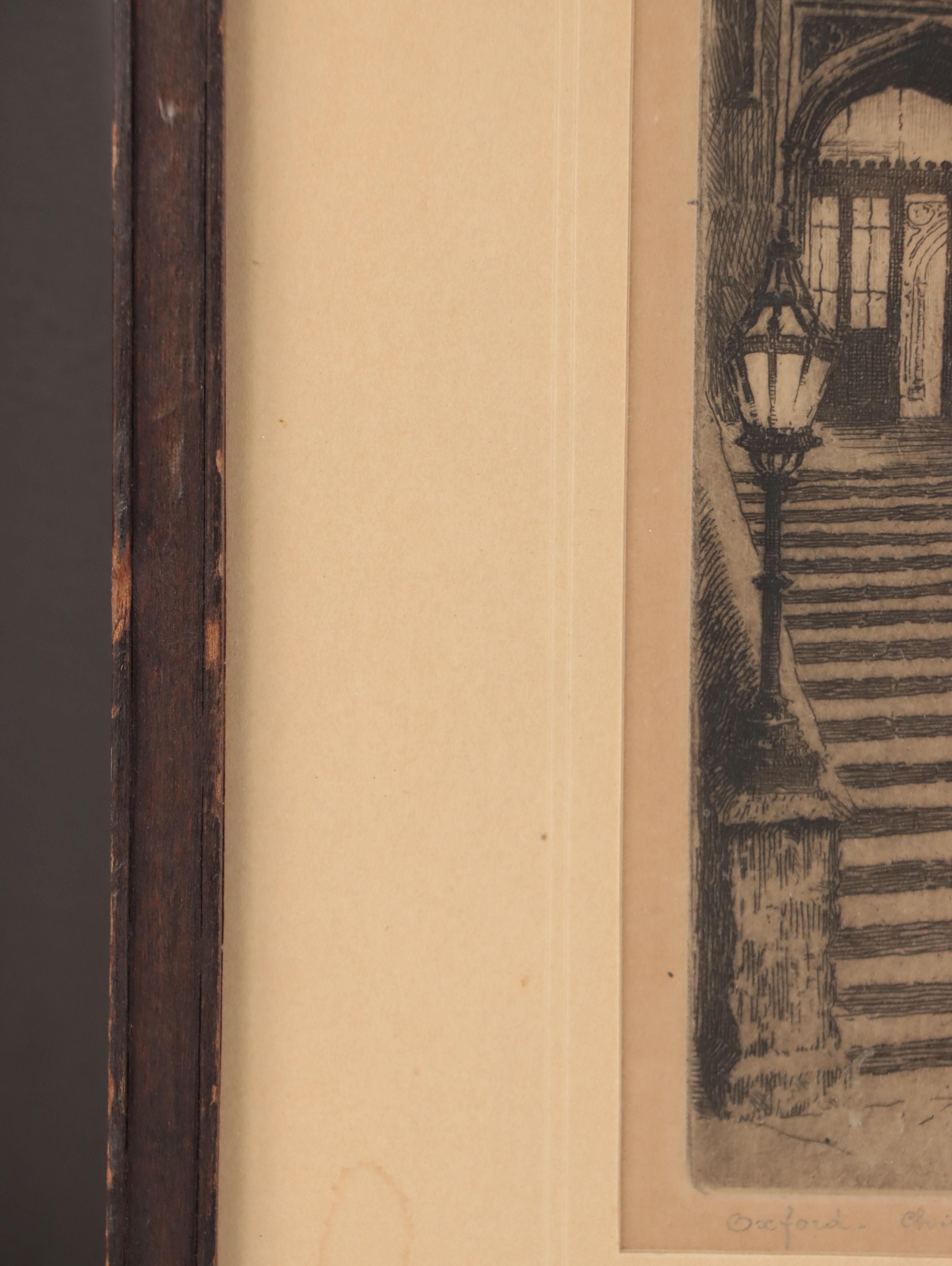 Architectural Prints Including Hand-Colored Engraving "Pantheon, Oxford St."