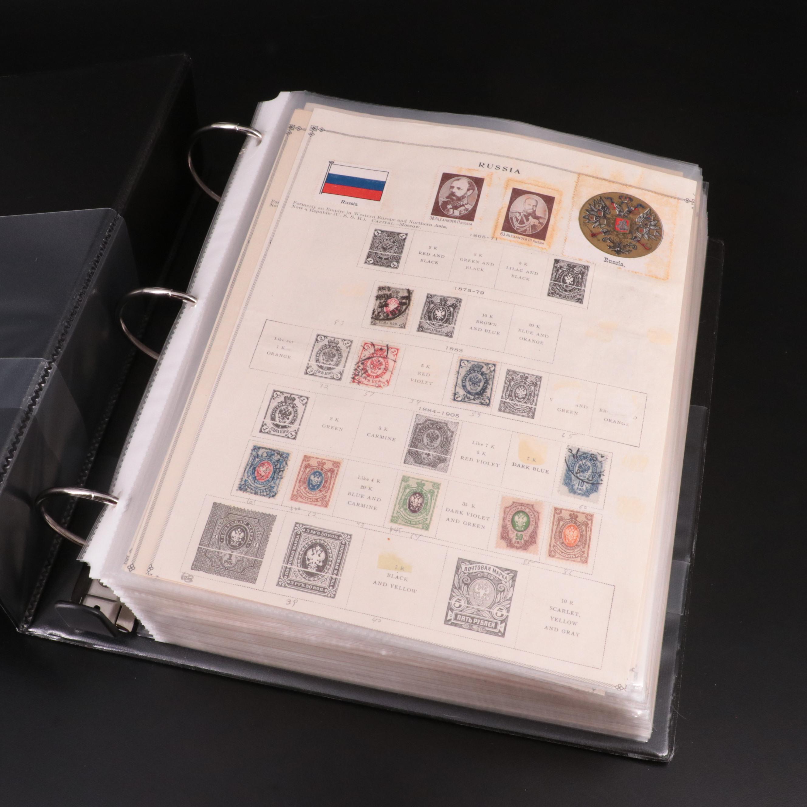 Album of Russian Postage Stamps, 1875 to 1985