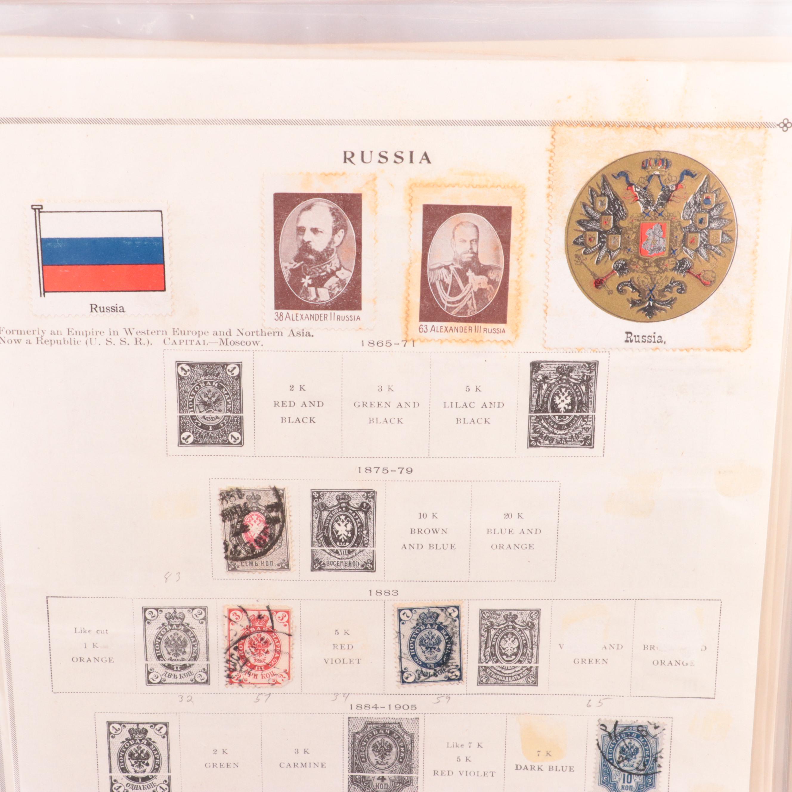 Album of Russian Postage Stamps, 1875 to 1985