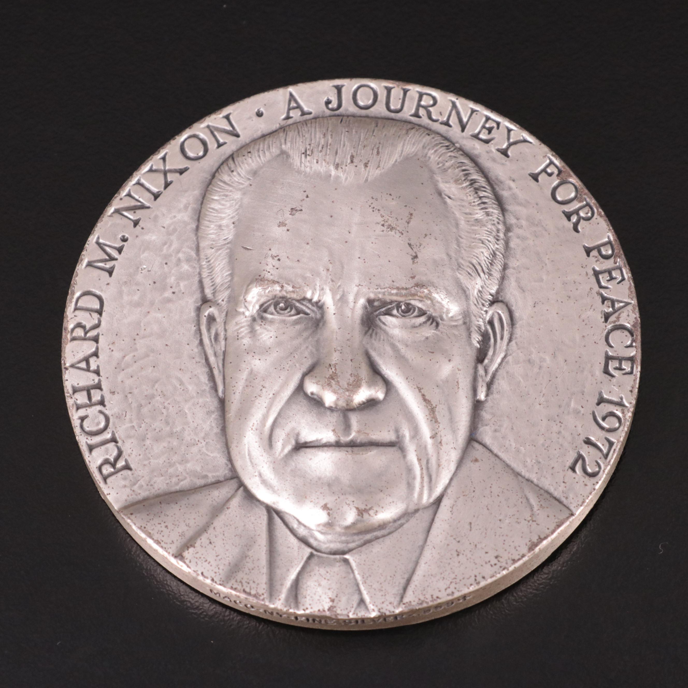 Two Large .999 Silver Medals