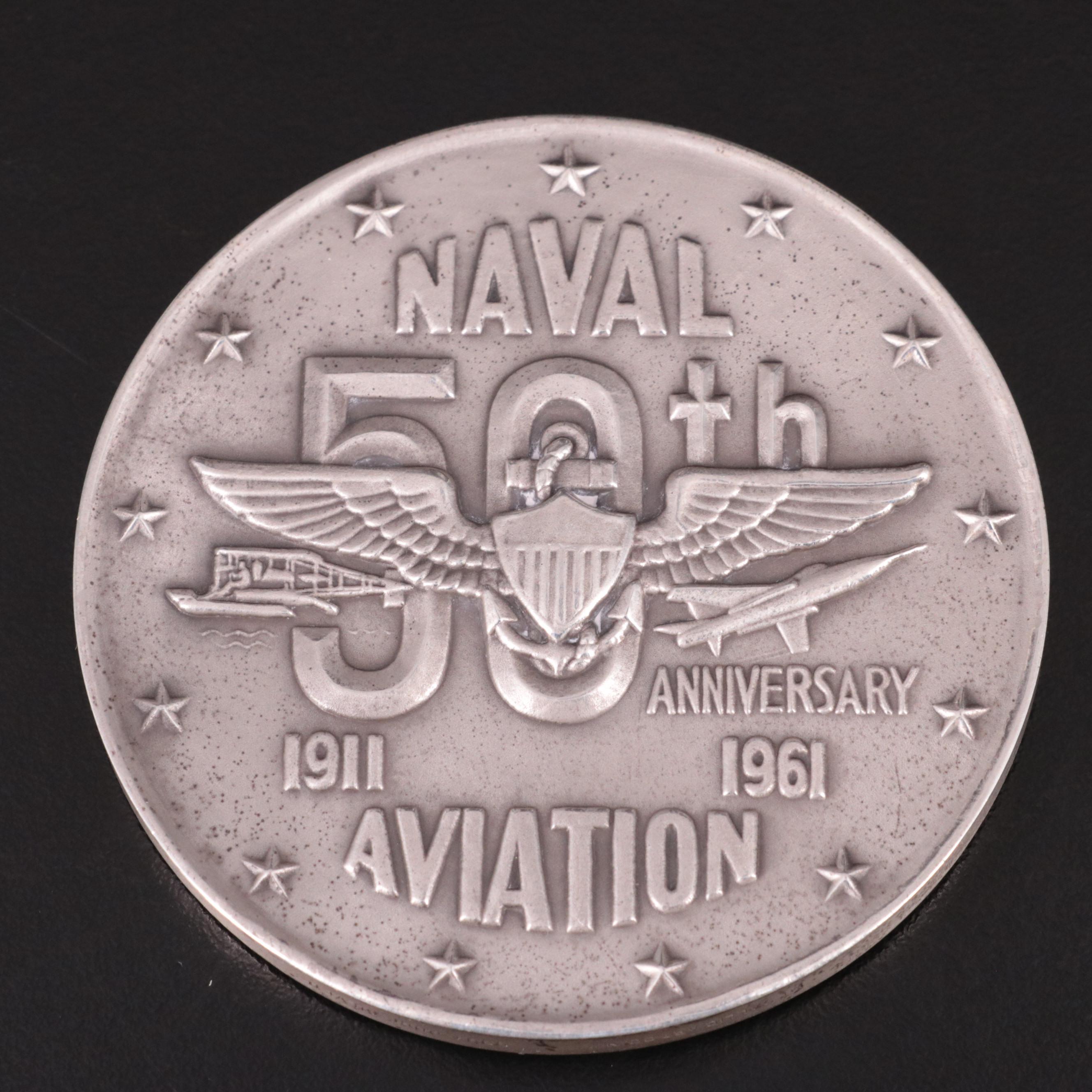 Two Large .999 Silver Medals