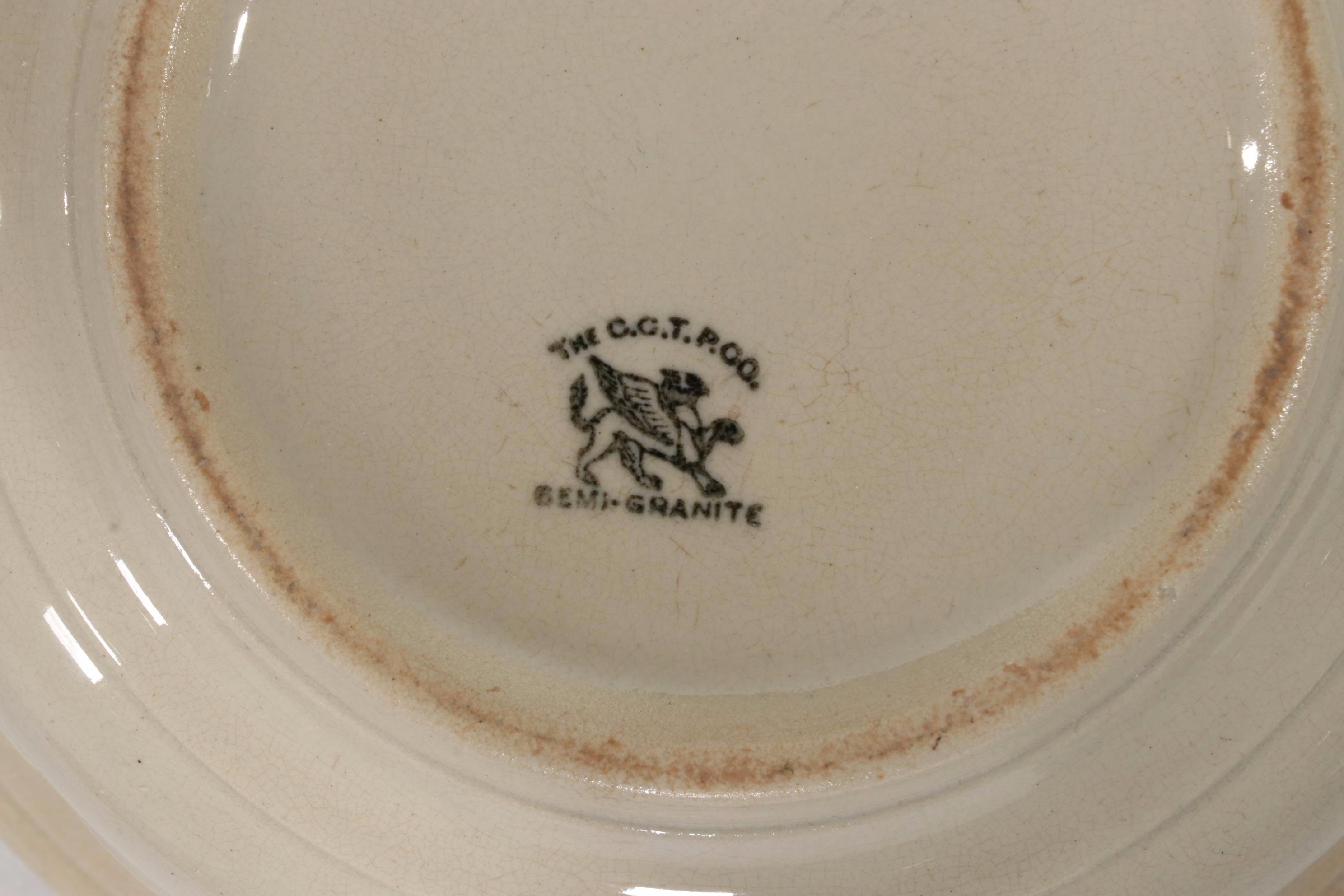 Victorian Walnut Commode Cabinet with C.C. Thompson Chamber Pot