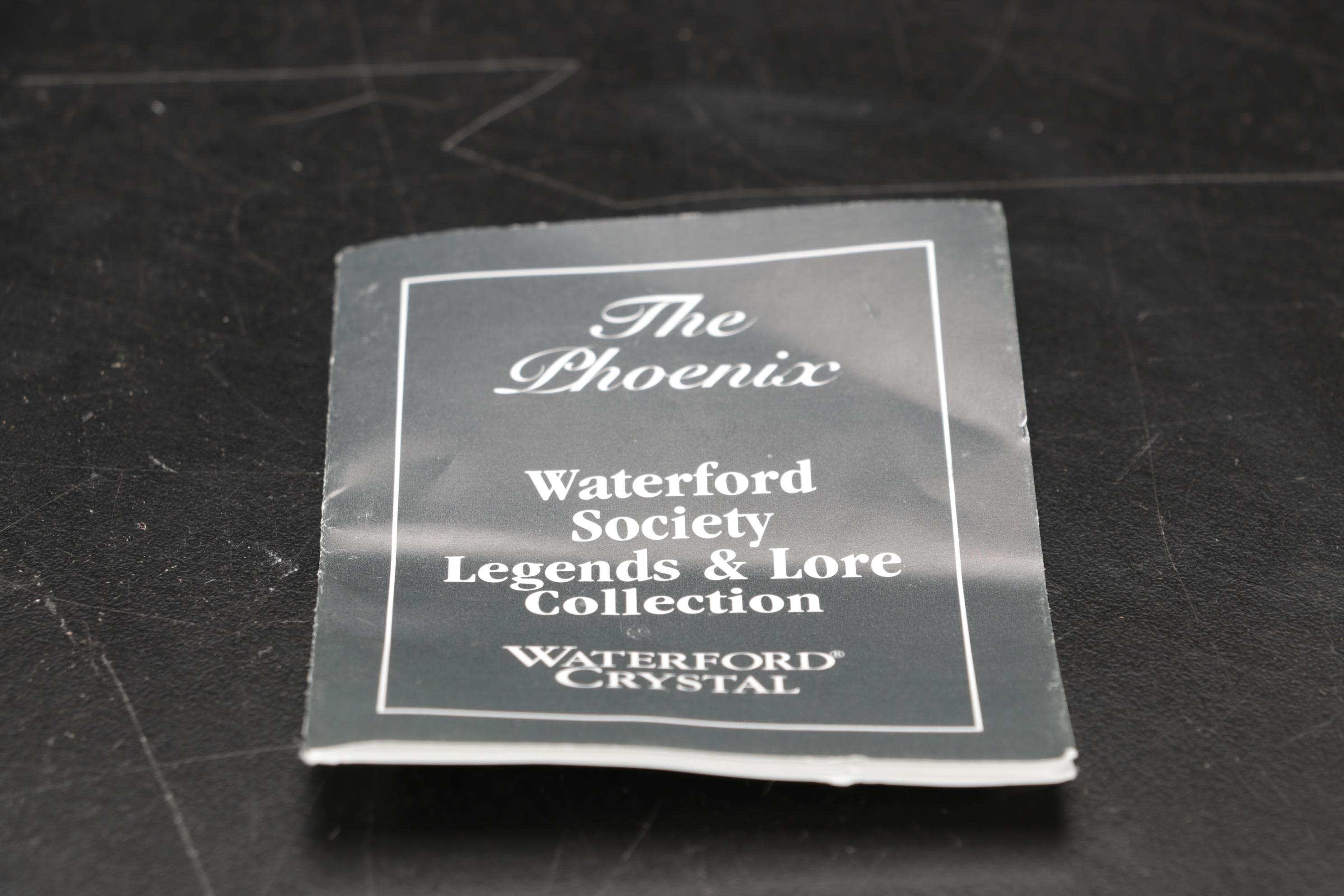 Waterford Crystal "The Phoenix" Figurine from the Legends & Lore Collection