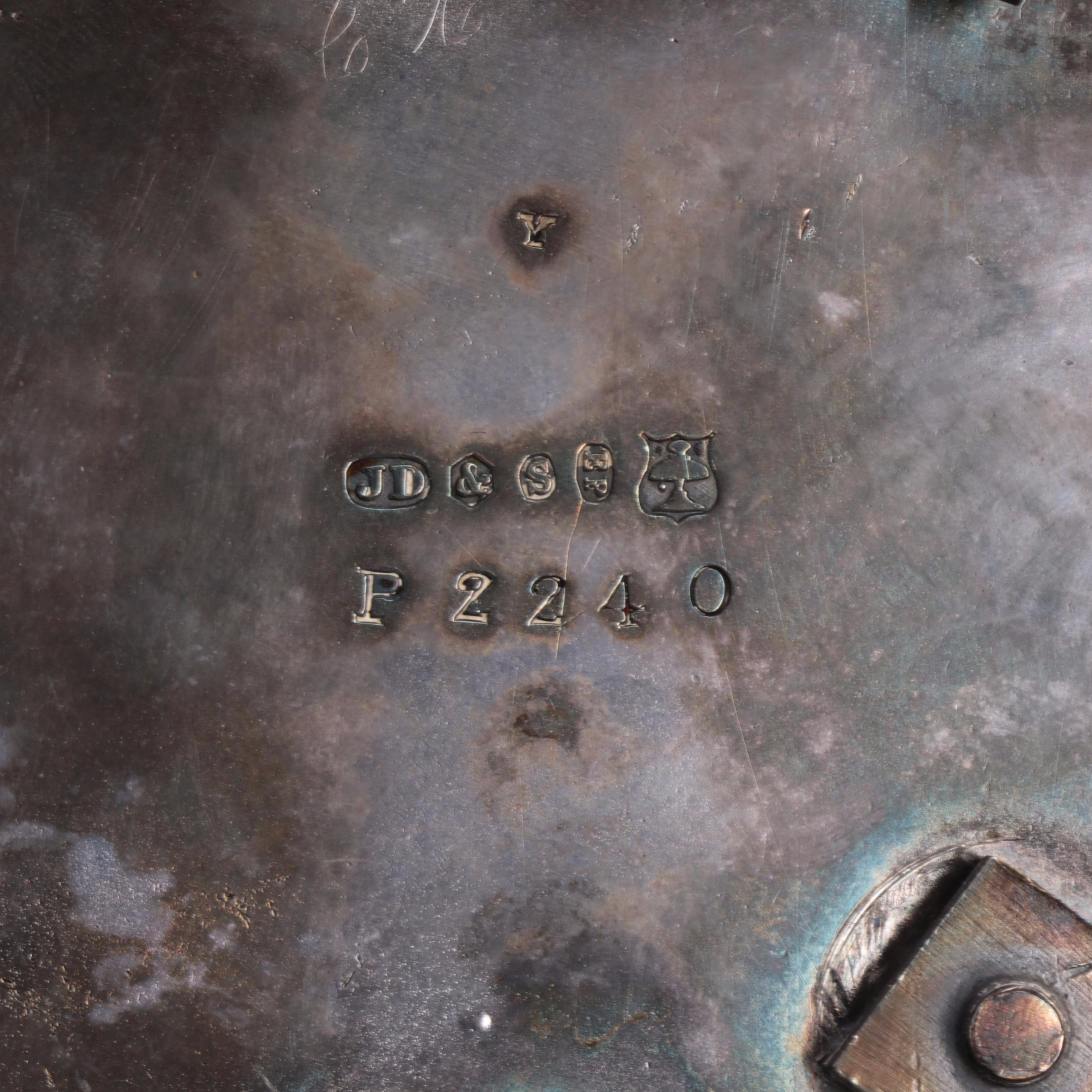 James Deakin & Sons Silver Plate Elk Double Inkstand and Pen Holder