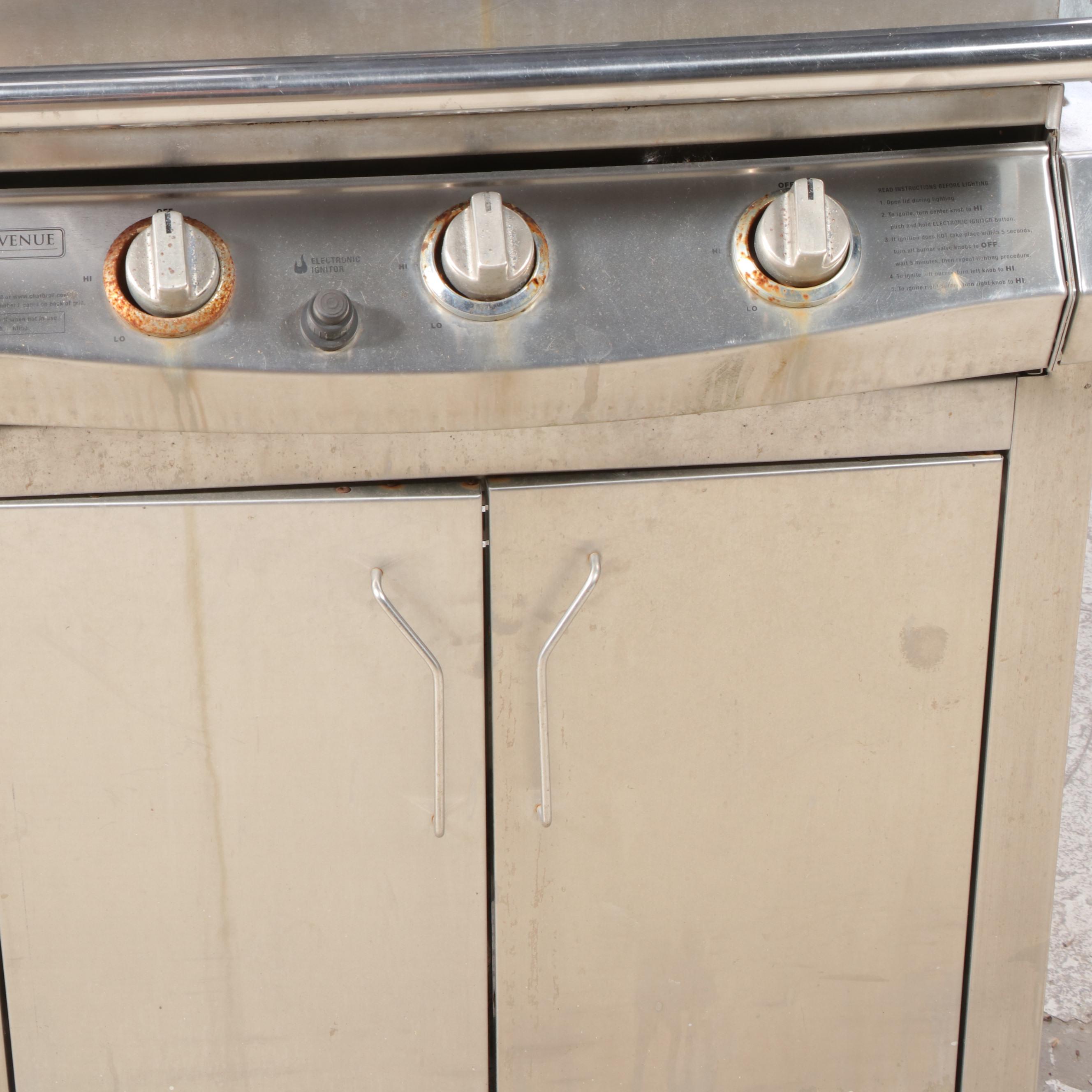 Front Avenue Stainless Steel Barbecue Gas Grill