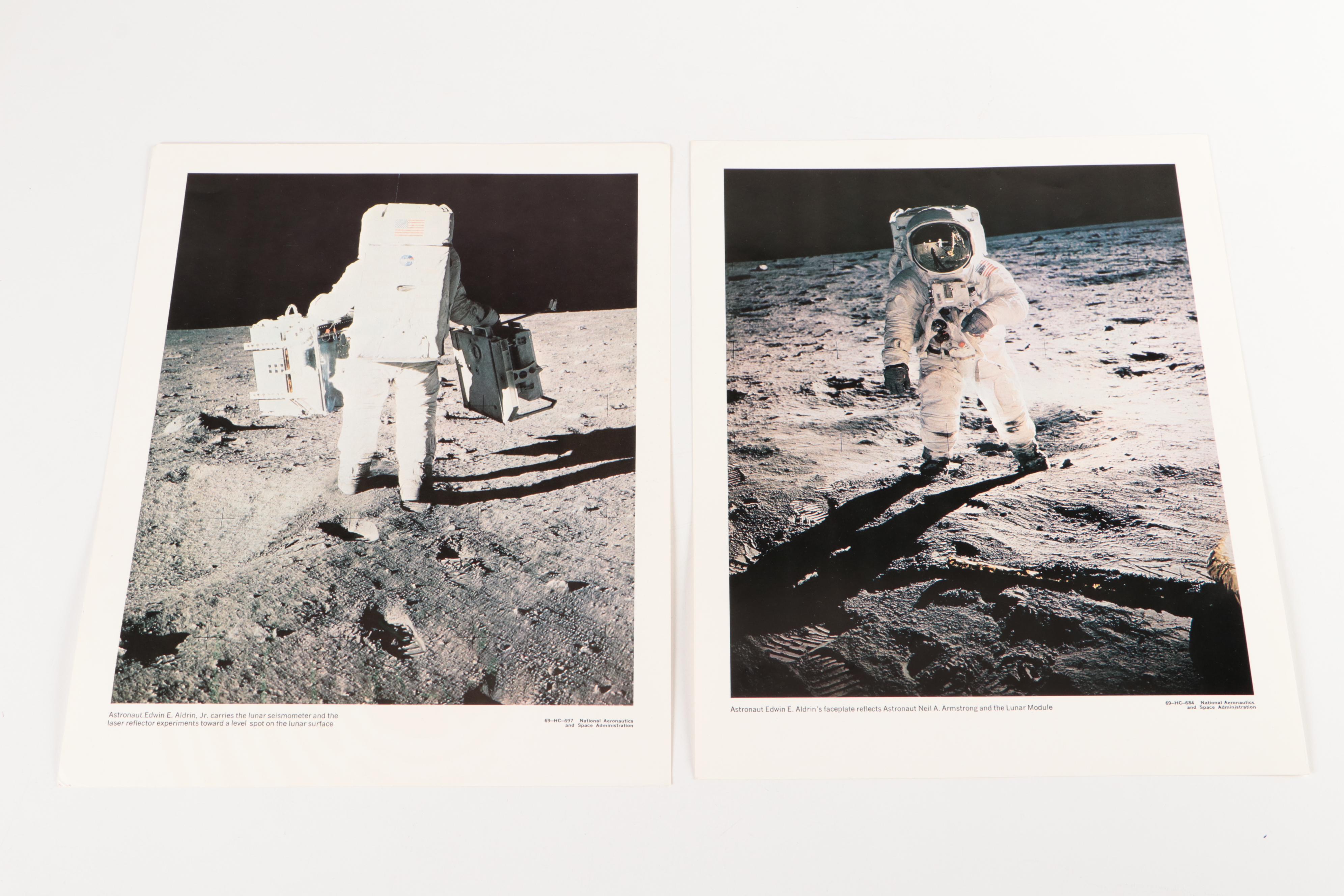 NASA Offset Lithograph Prints of the Apollo 11 Moon Landing and More