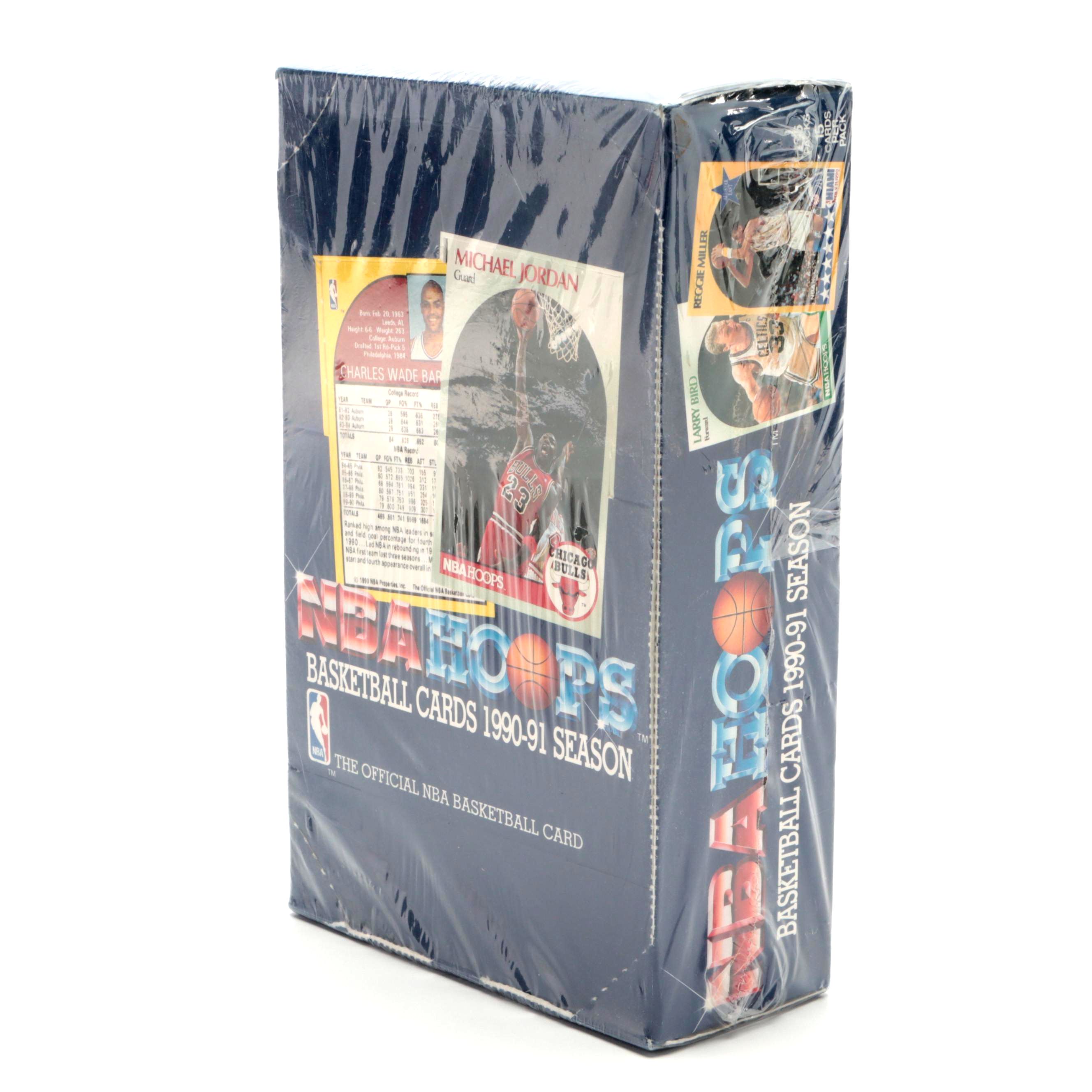 1990–1991 NBA Hoops Basketball Cards Factory Sealed Box