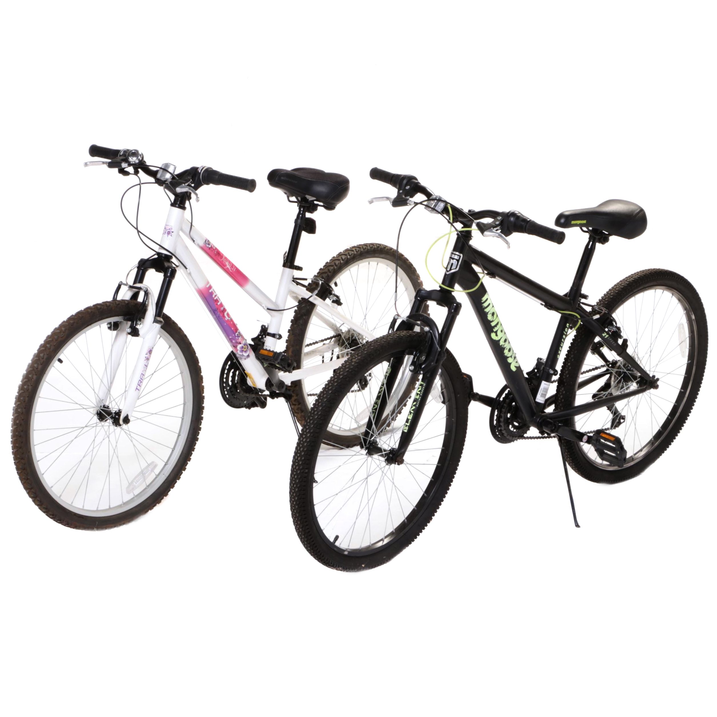 Mongoose and Trayl Mountain Bikes