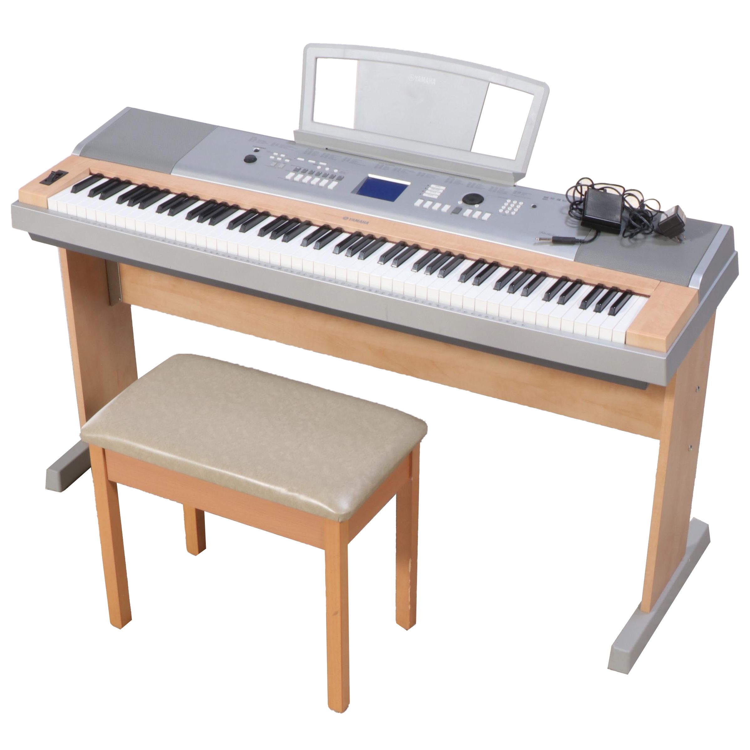 Yamaha DGX-620 Portable Grand Digital Piano with Bench