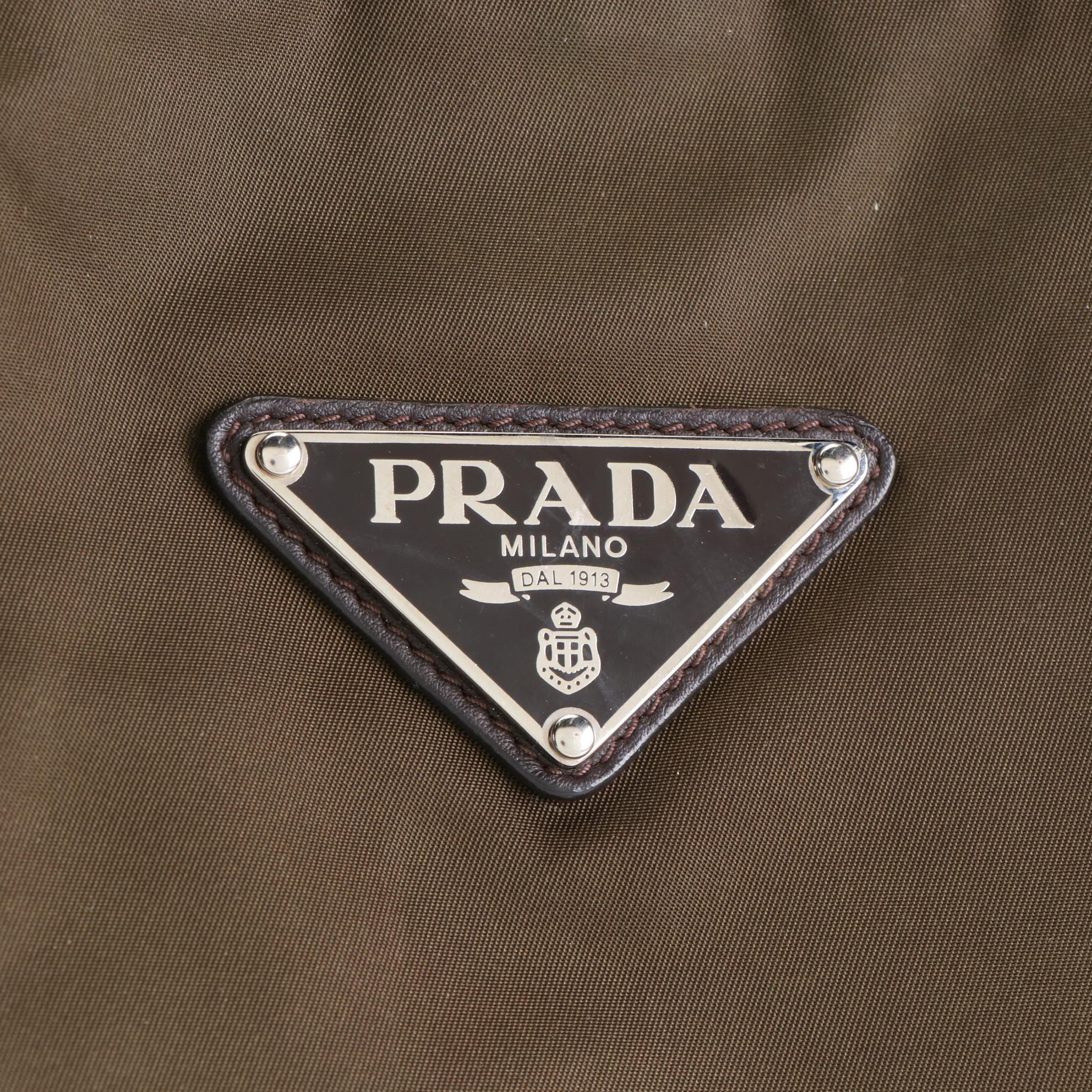 Prada Tessuto Nylon and Leather Tote