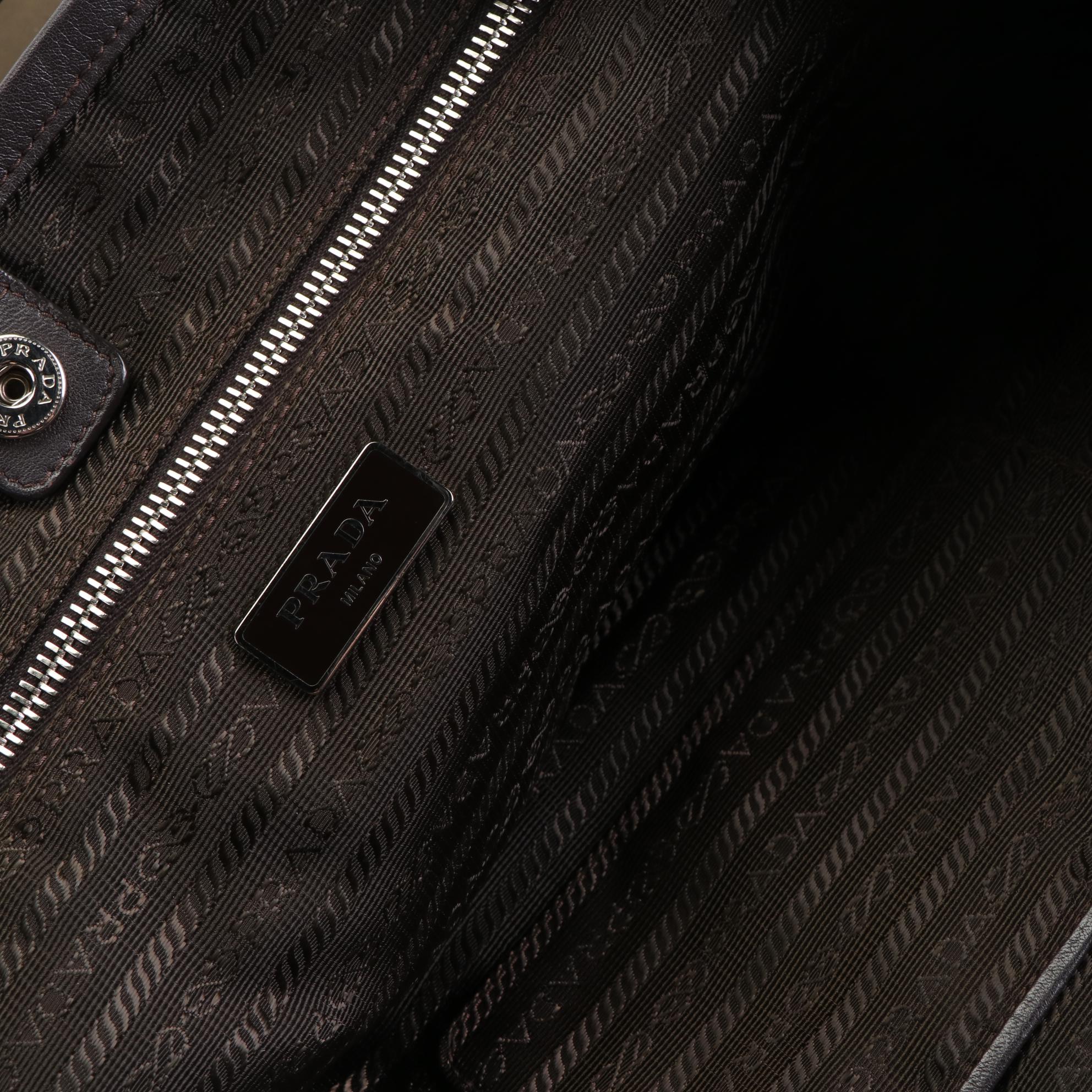 Prada Tessuto Nylon and Leather Tote