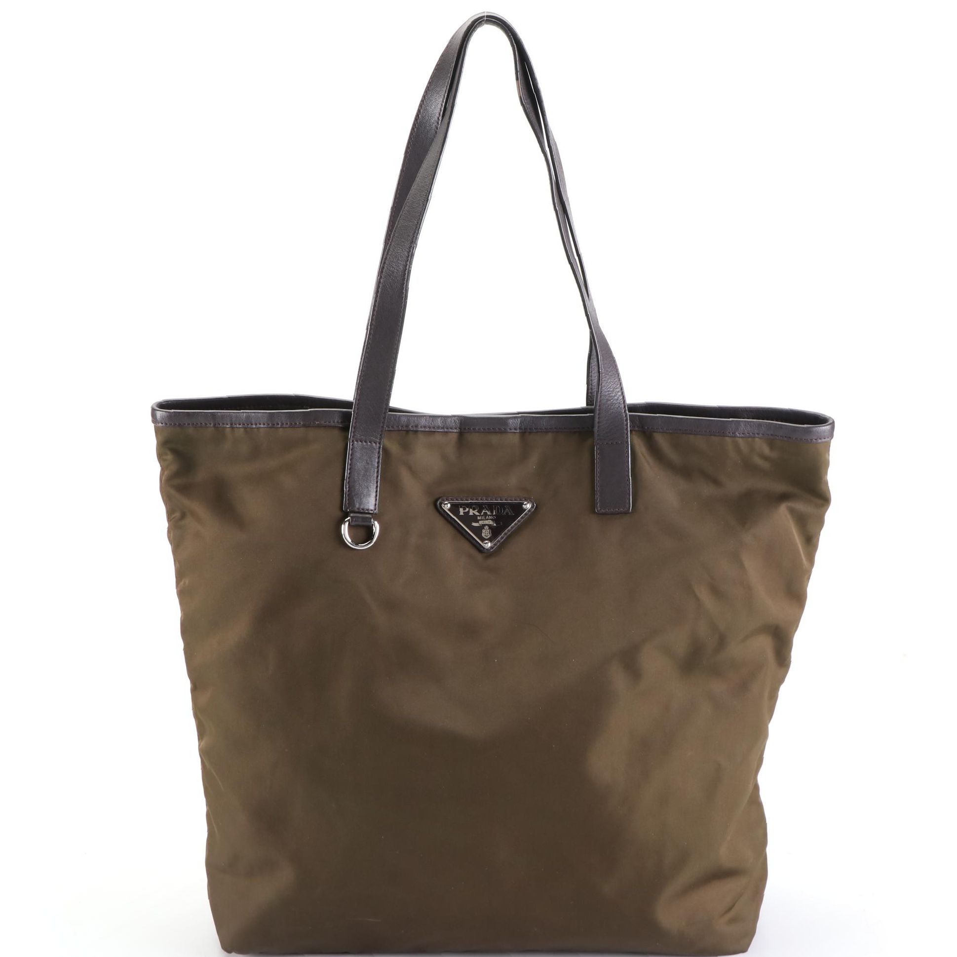 Prada Tessuto Nylon and Leather Tote
