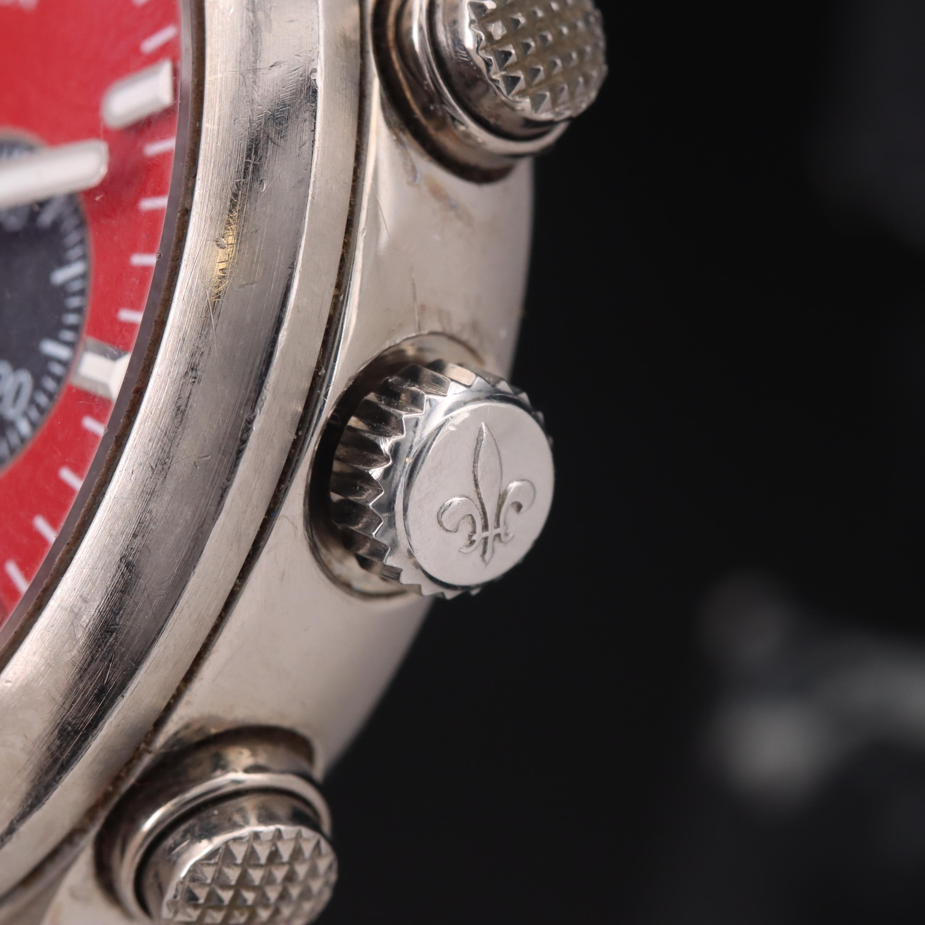 Porsche Design Titanium Chronograph Red Limited Automatic Watch