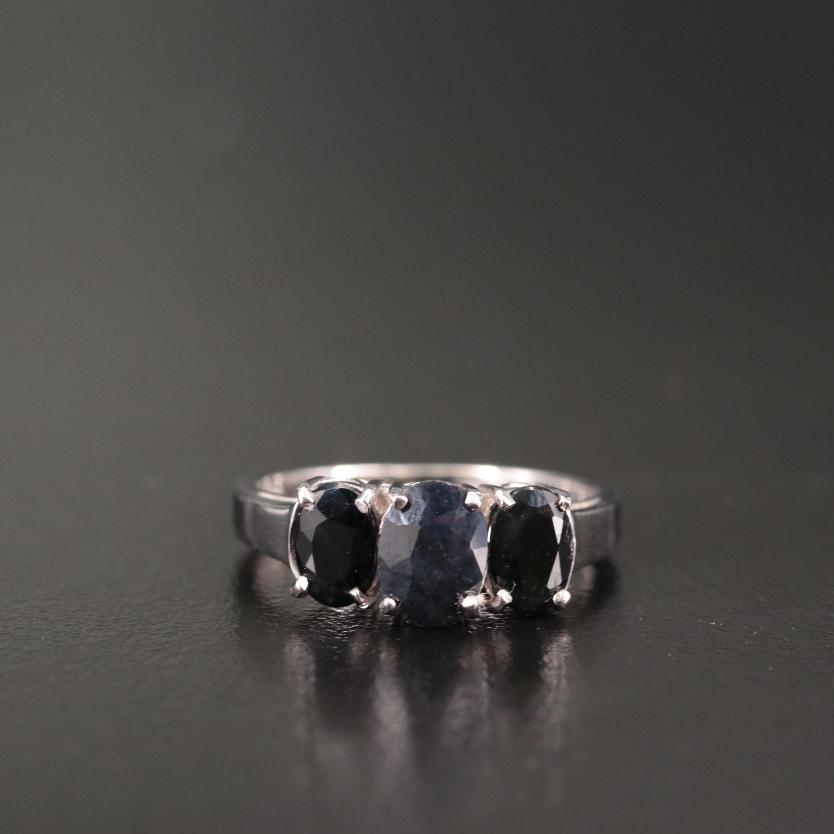Sterling Sapphire Ring