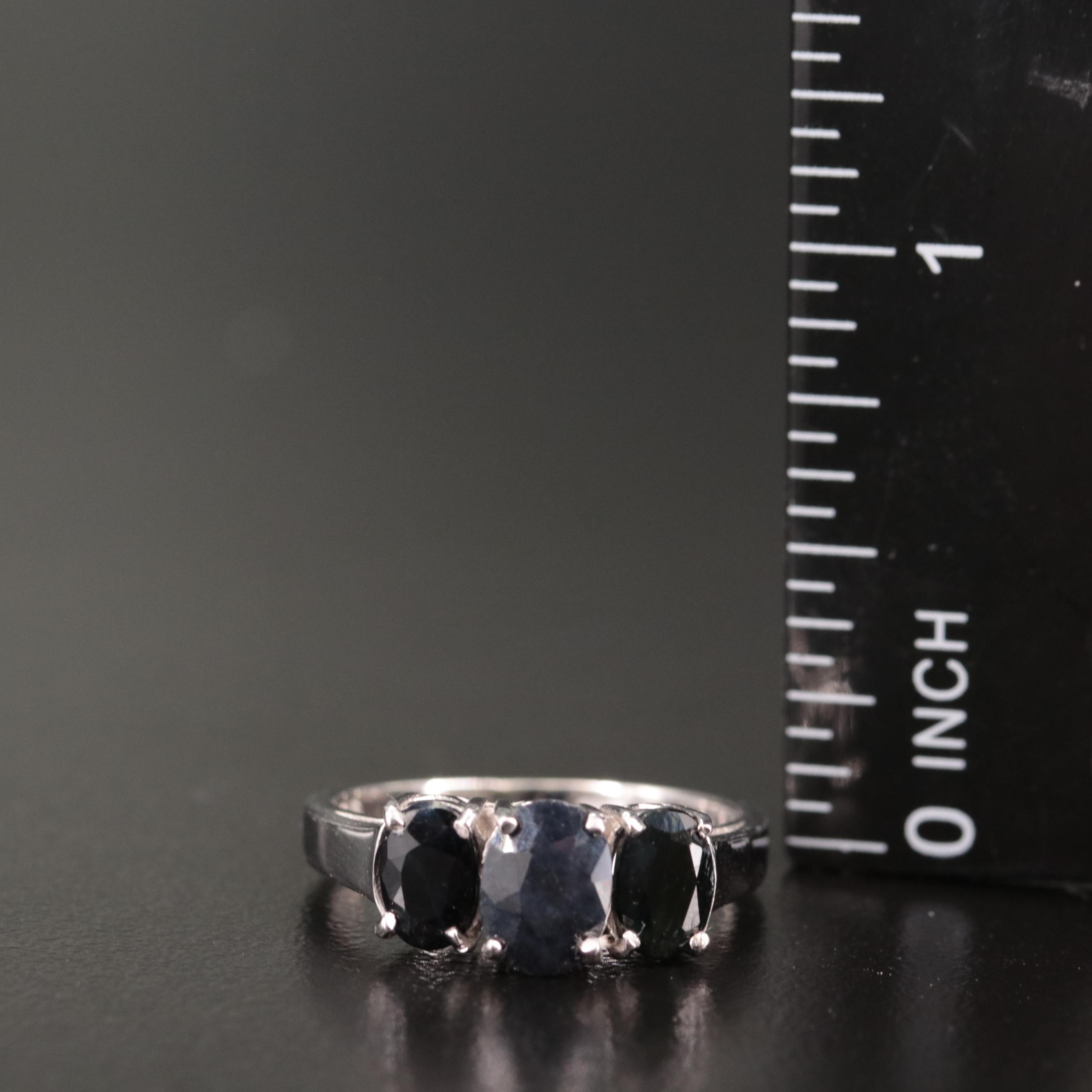 Sterling Sapphire Ring