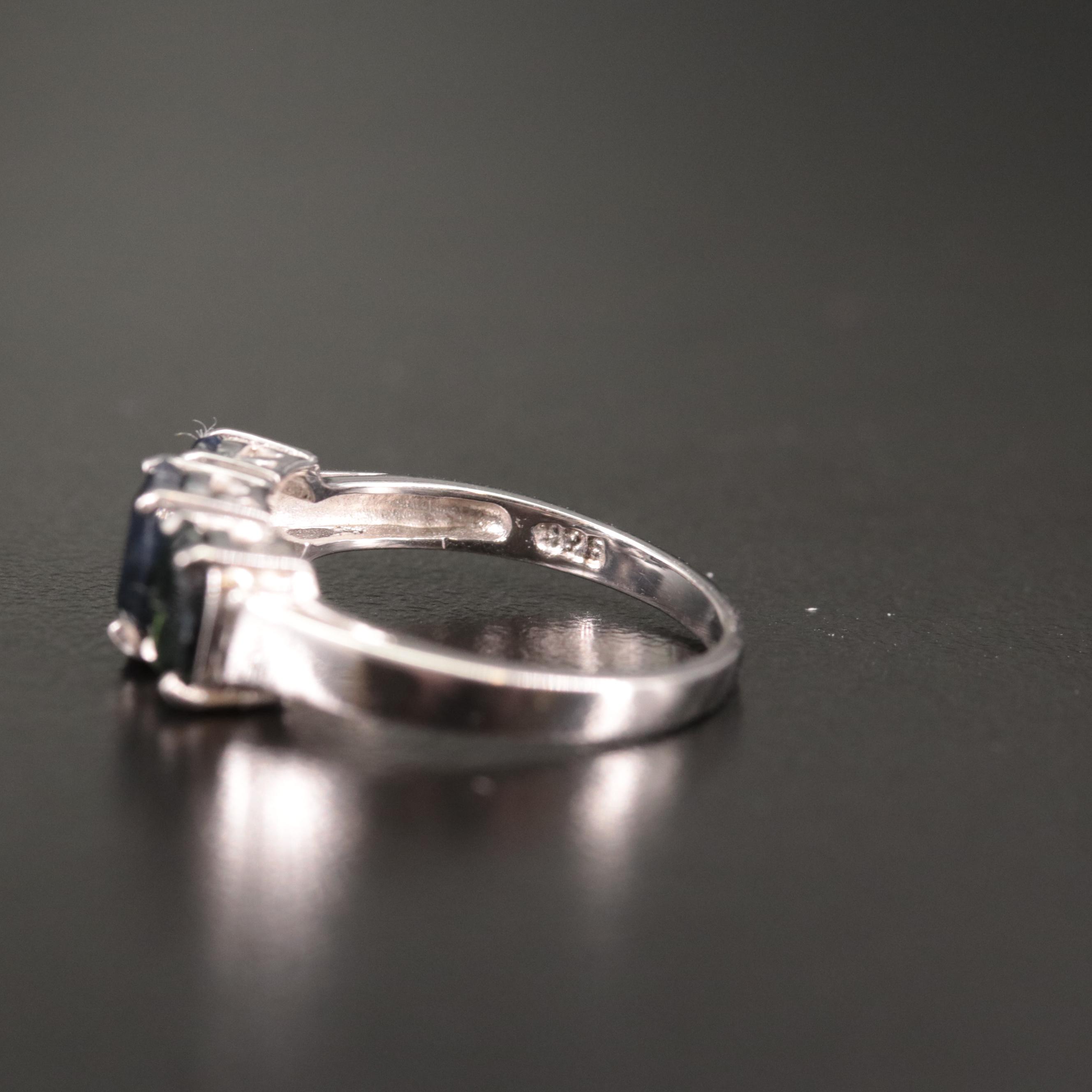 Sterling Sapphire Ring