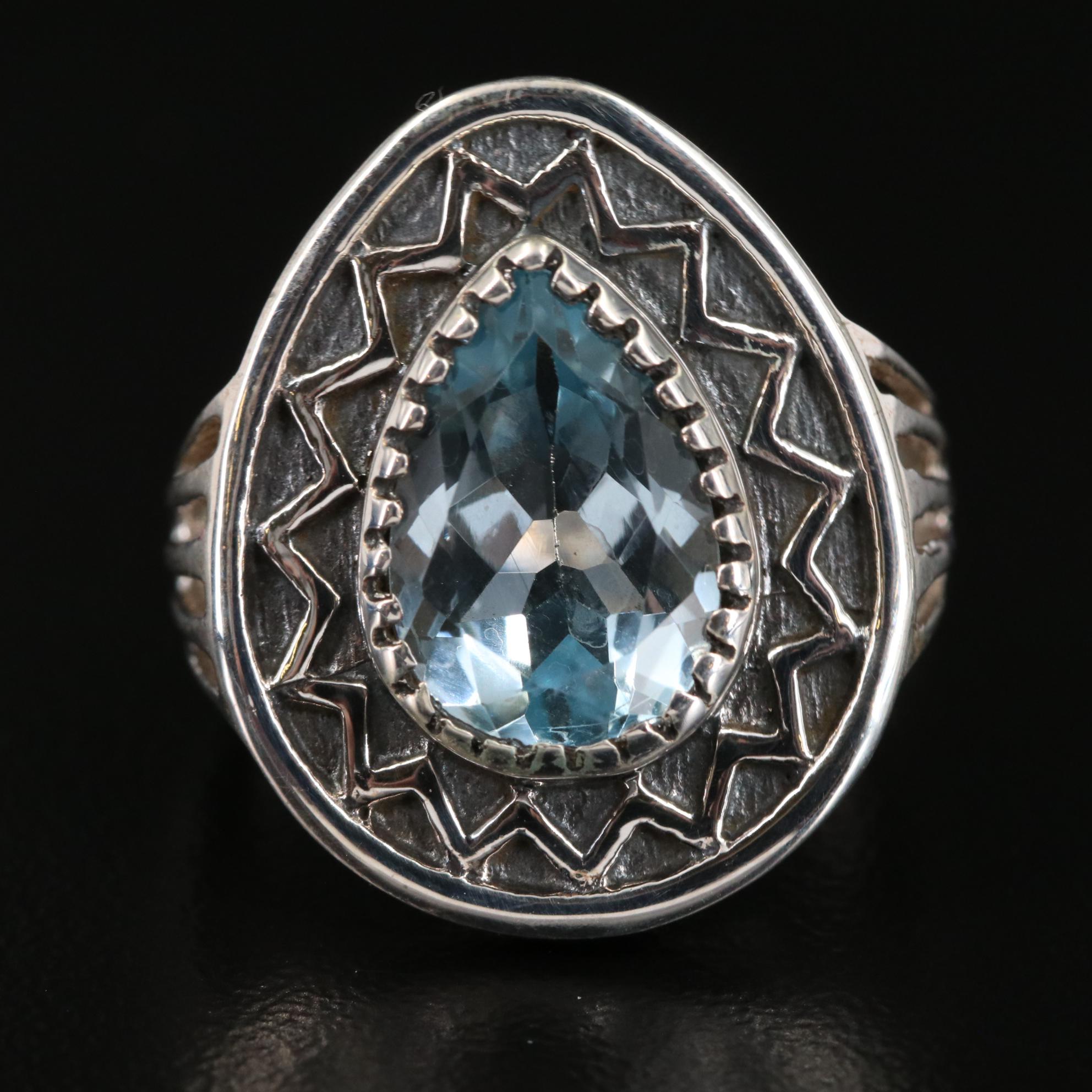 Sterling Blue Topaz Ring