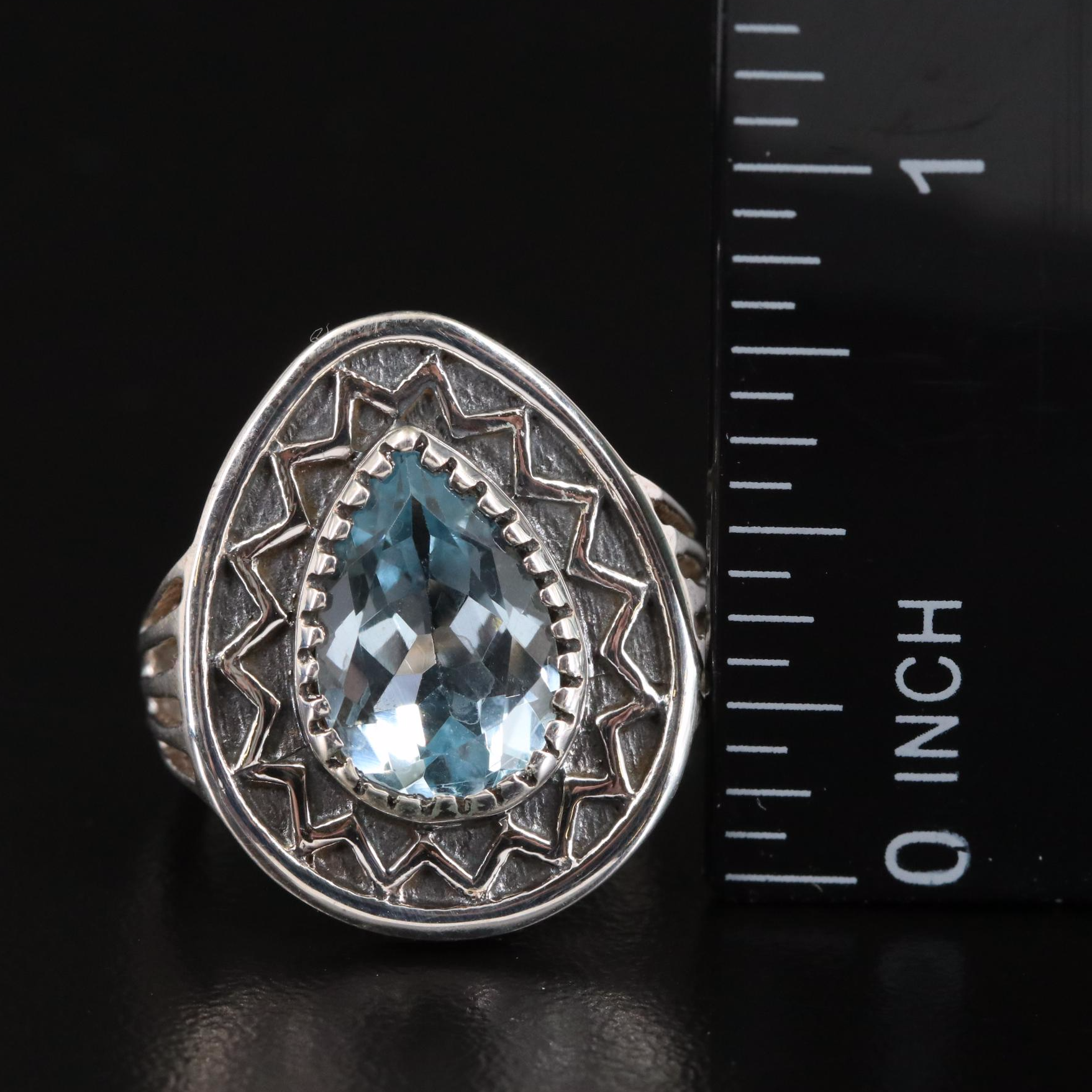 Sterling Blue Topaz Ring
