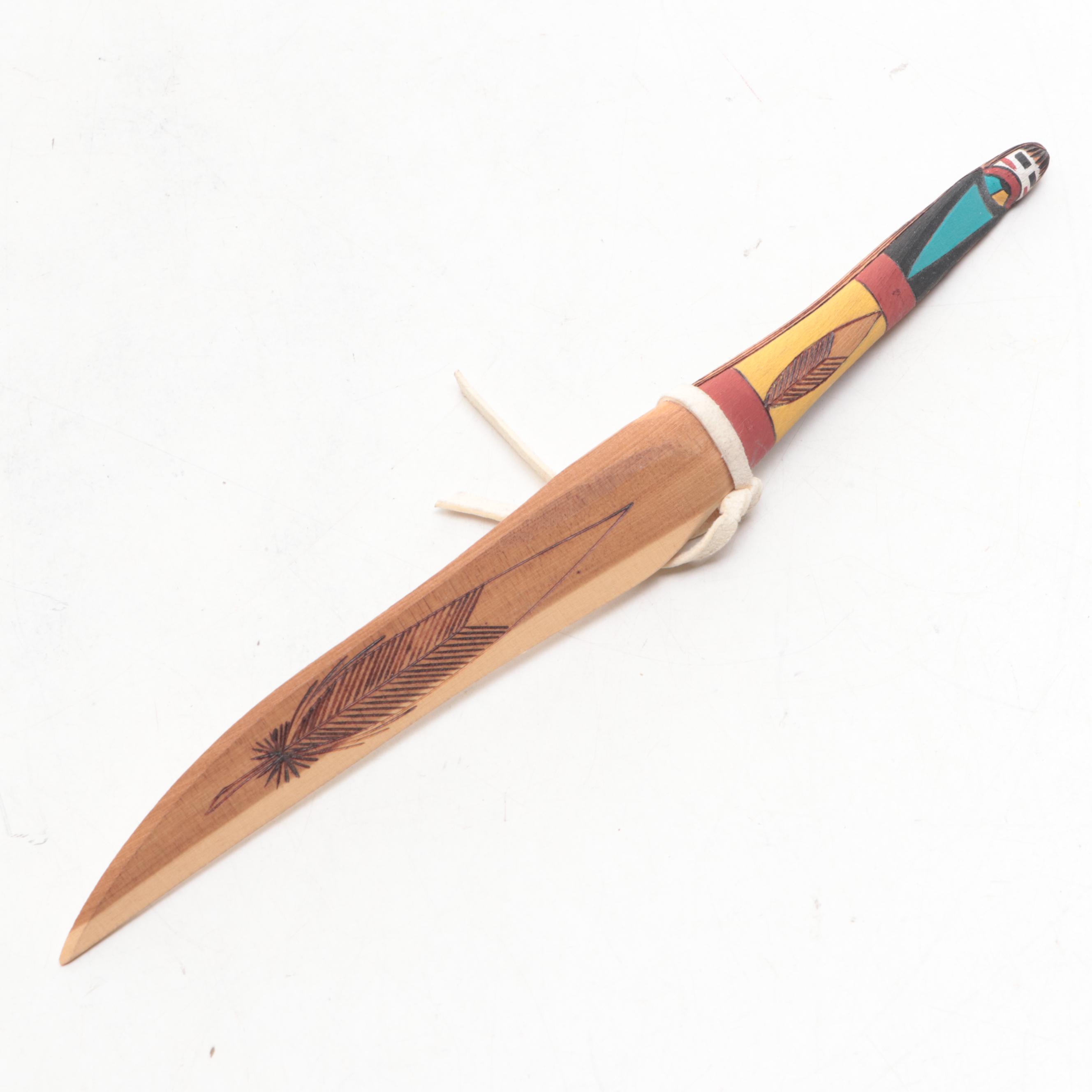 Navajo Sand Art Box, Hopi Mini Totem Pole, More Native American Style Souvenirs