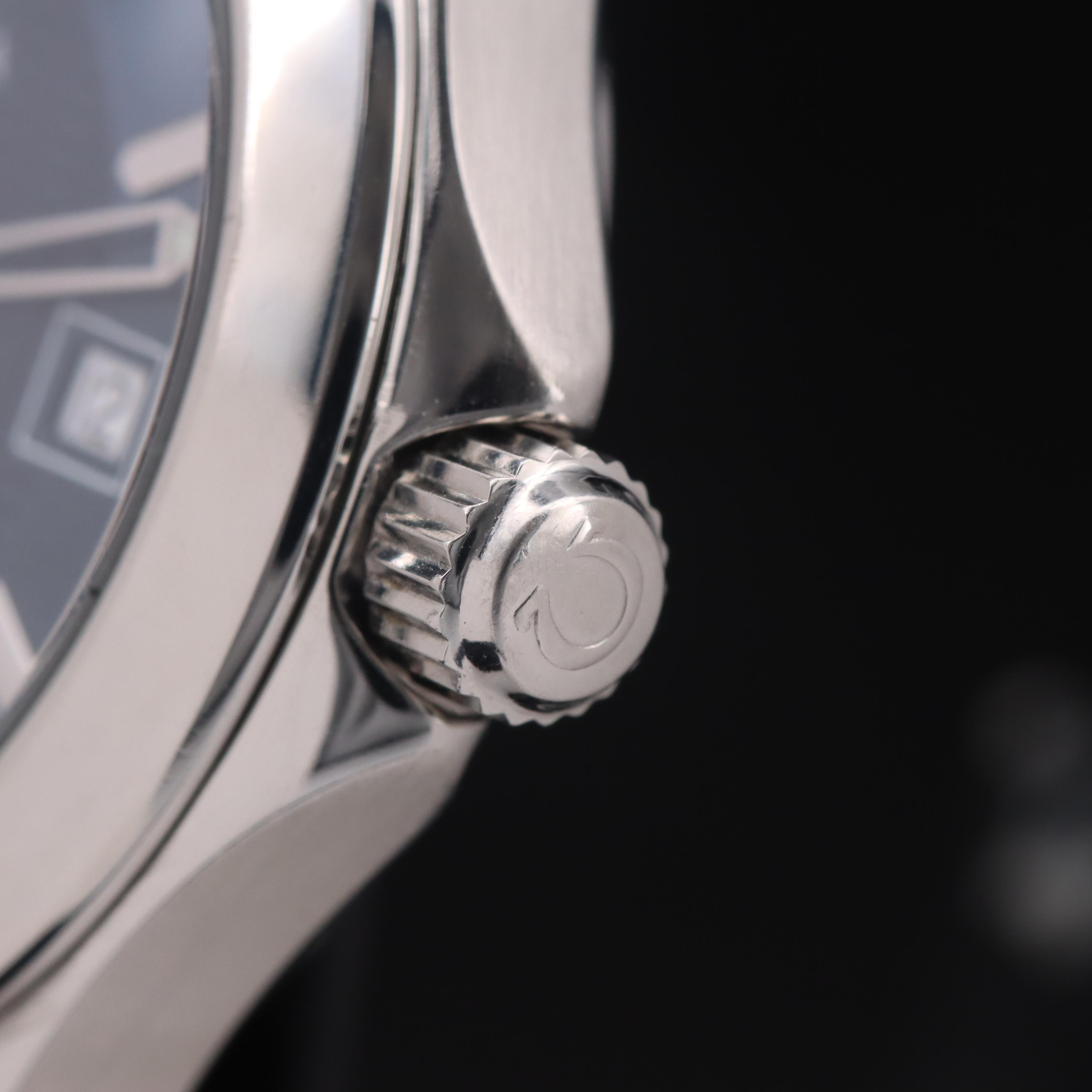 Omega Seamaster 120 Quartz 36mm Blue Steel Watch