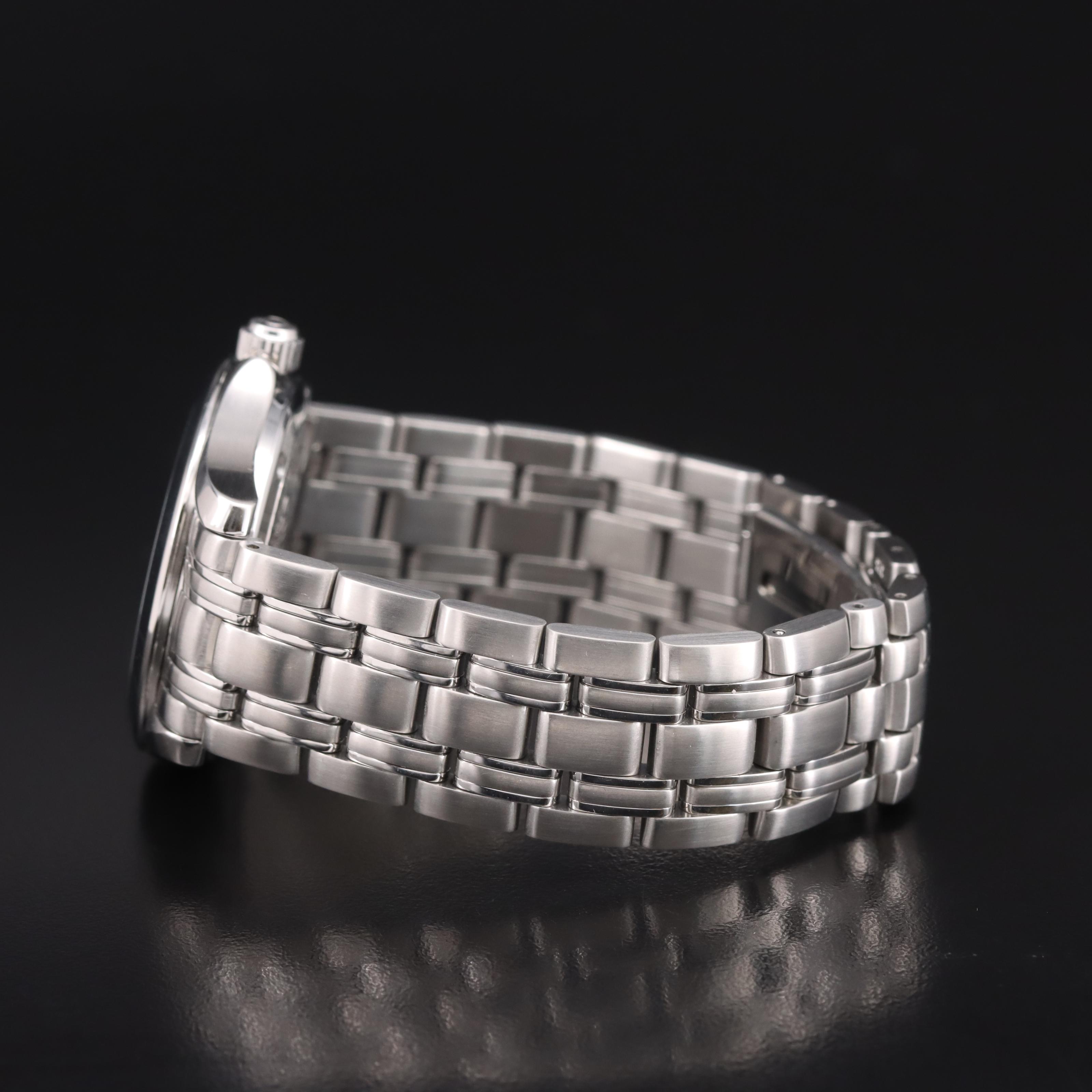 Omega Seamaster 120 Quartz 36mm Blue Steel Watch