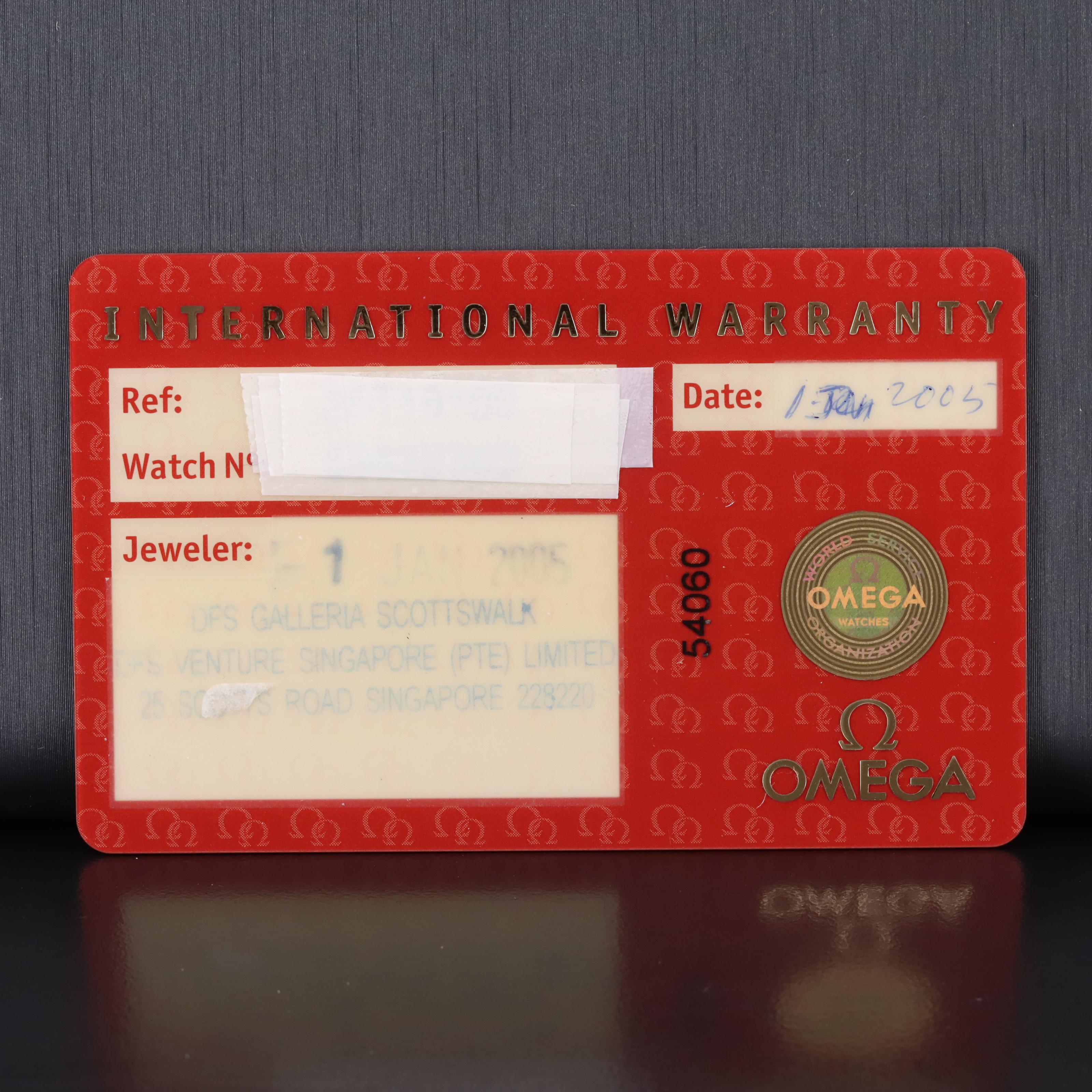 Omega Seamaster 120 Quartz 36mm Blue Steel Watch