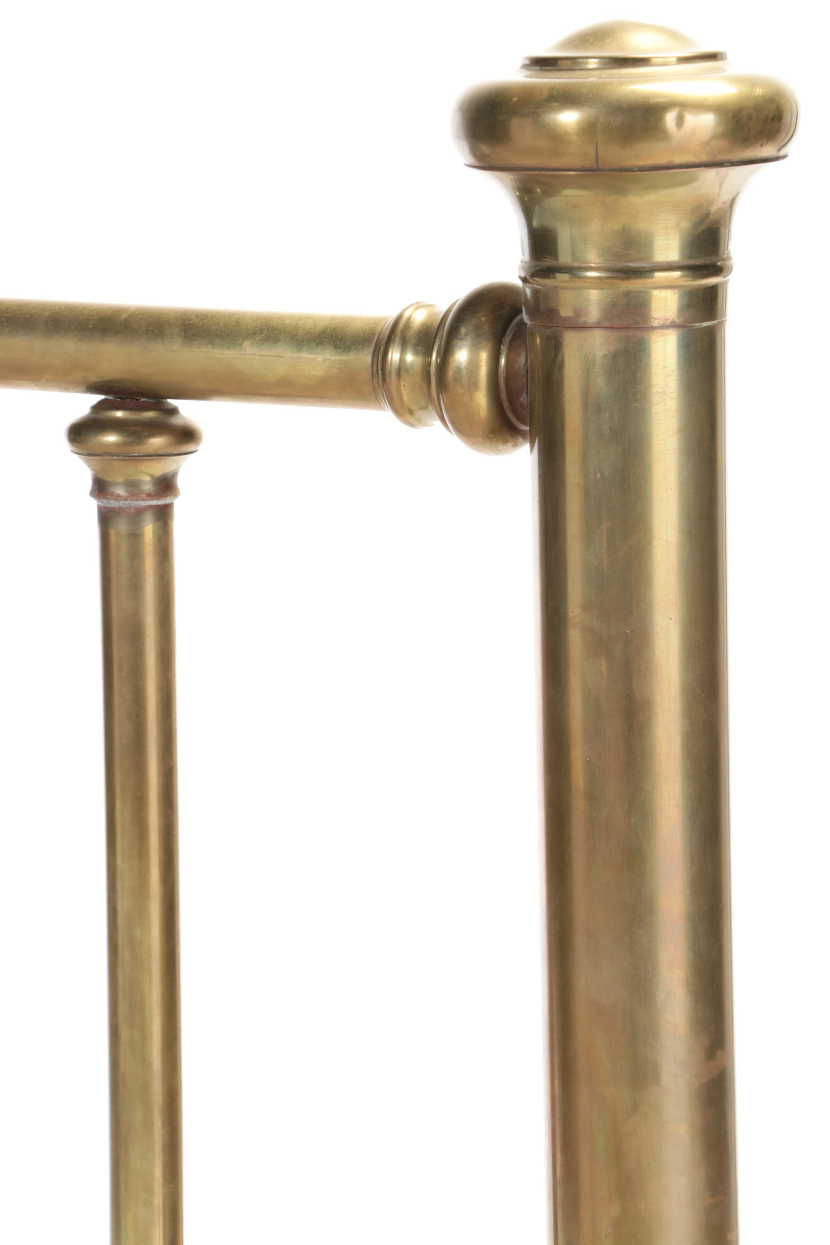 Victorian Brass Bed, Early 20th Century