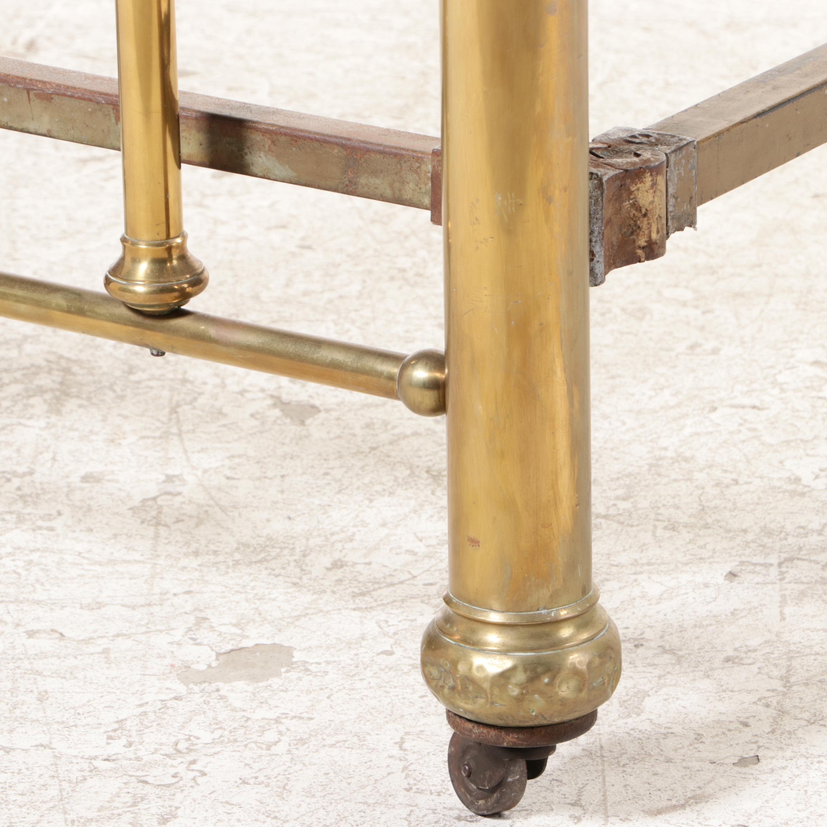 Victorian Brass Bed, Early 20th Century