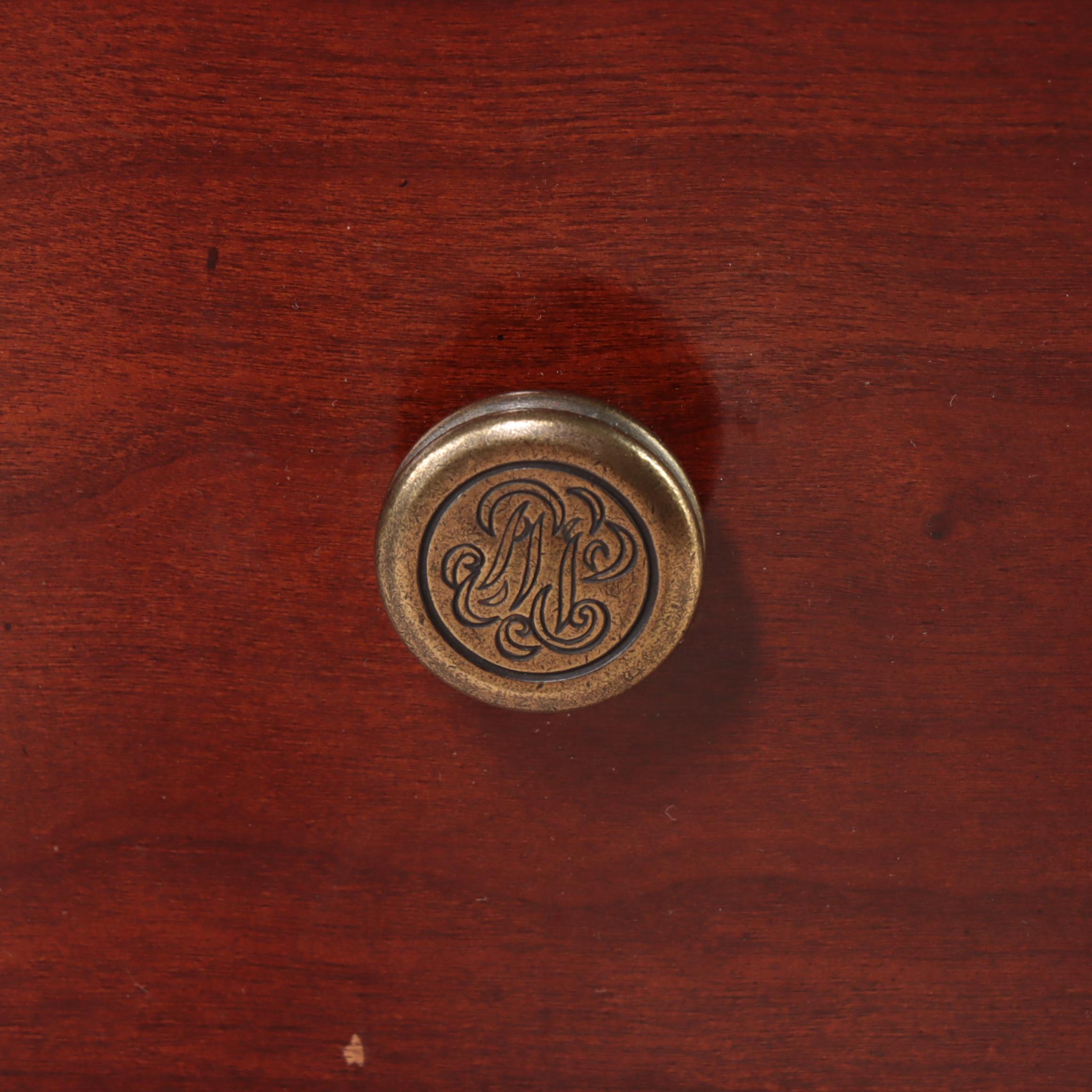 Cherry Double Pedestal Desk with ULINE Executive Task Chair