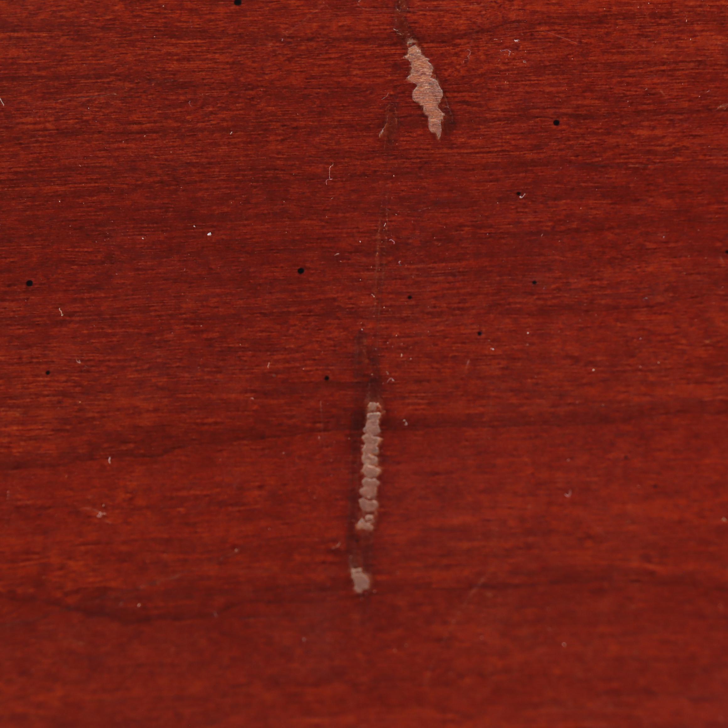 Cherry Double Pedestal Desk with ULINE Executive Task Chair