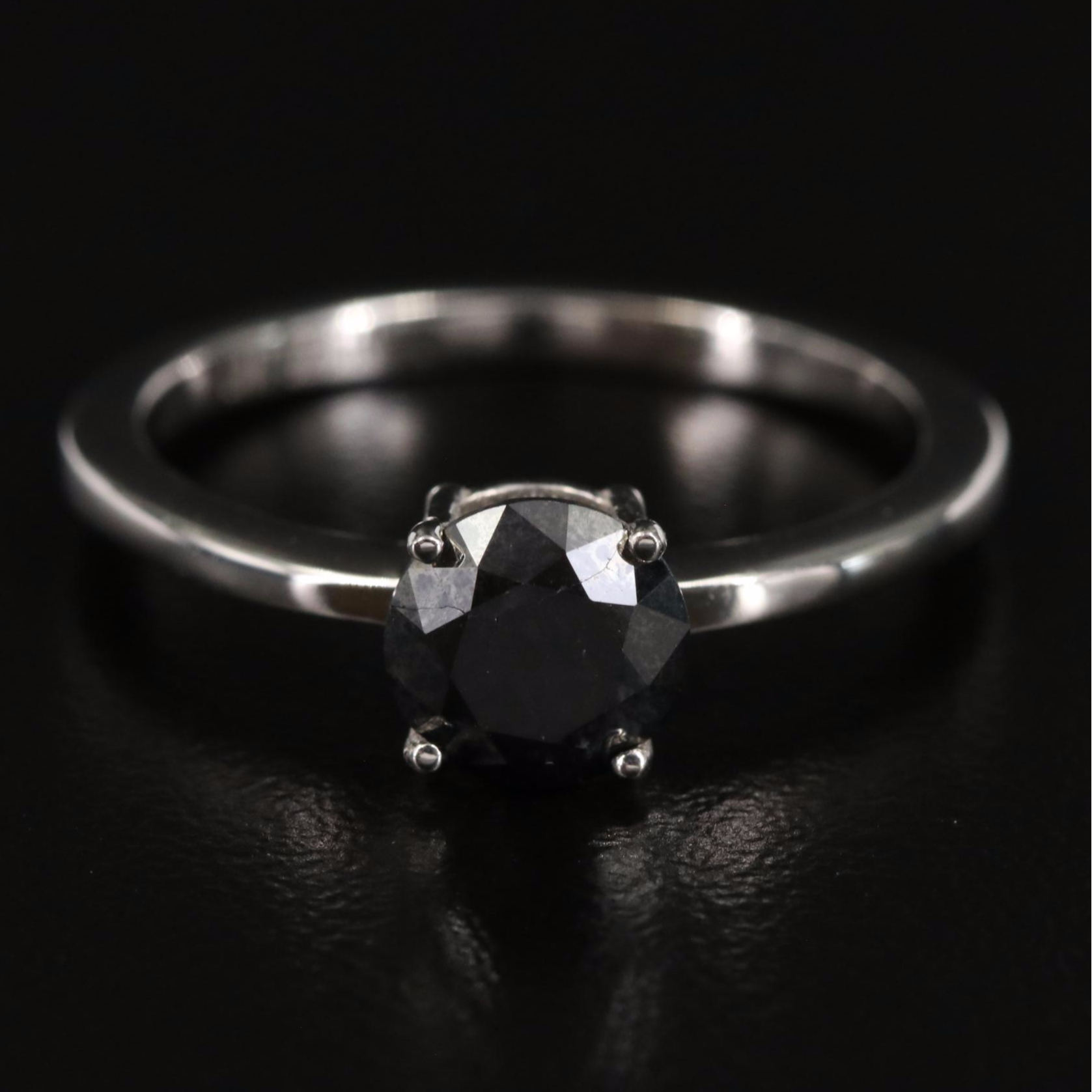 Sterling 1.00 CT Diamond Solitaire Ring